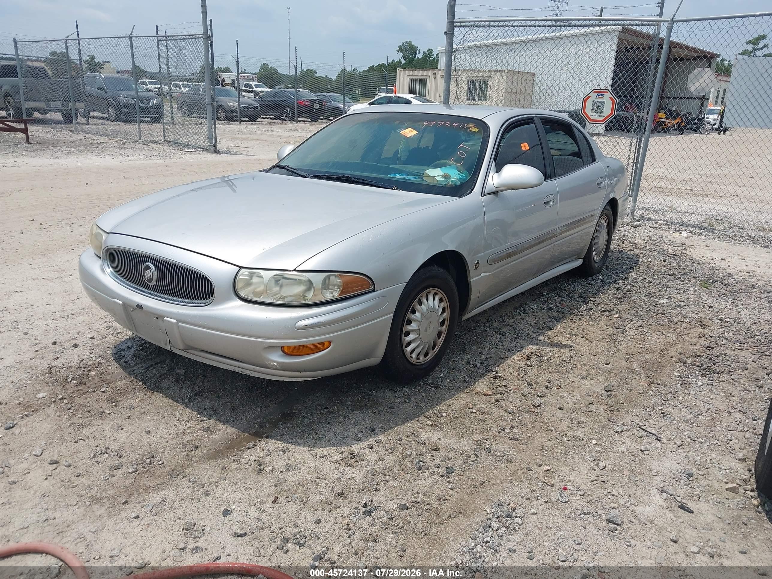 2003 Buick Lesabre Custom Silver vin: 1G4HP52K934110838