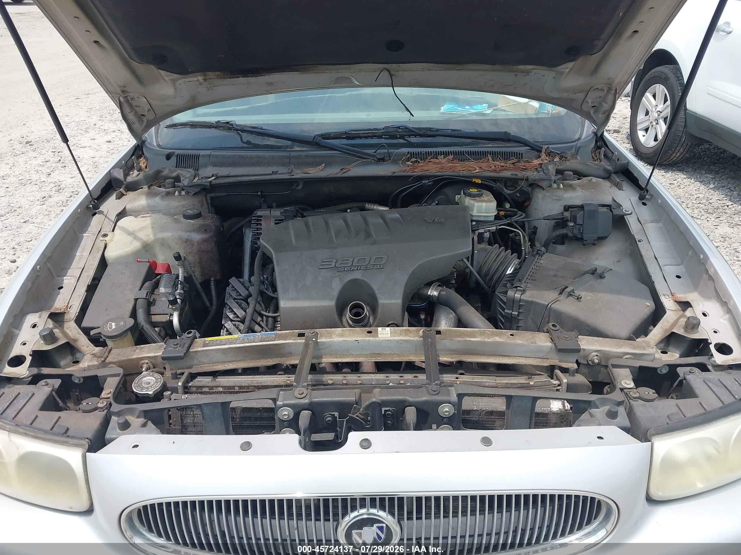 2003 Buick Lesabre Custom Silver vin: 1G4HP52K934110838