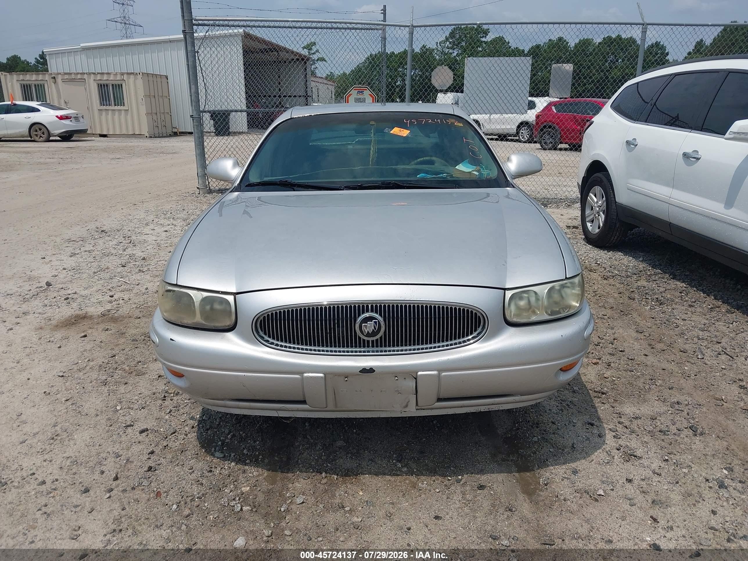 2003 Buick Lesabre Custom Silver vin: 1G4HP52K934110838
