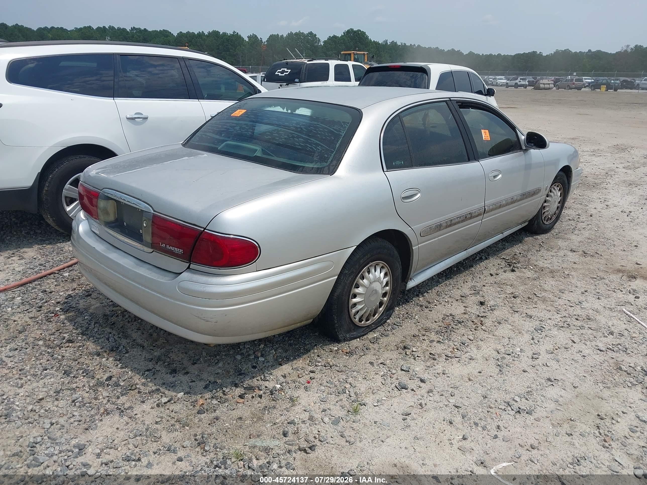 2003 Buick Lesabre Custom Silver vin: 1G4HP52K934110838