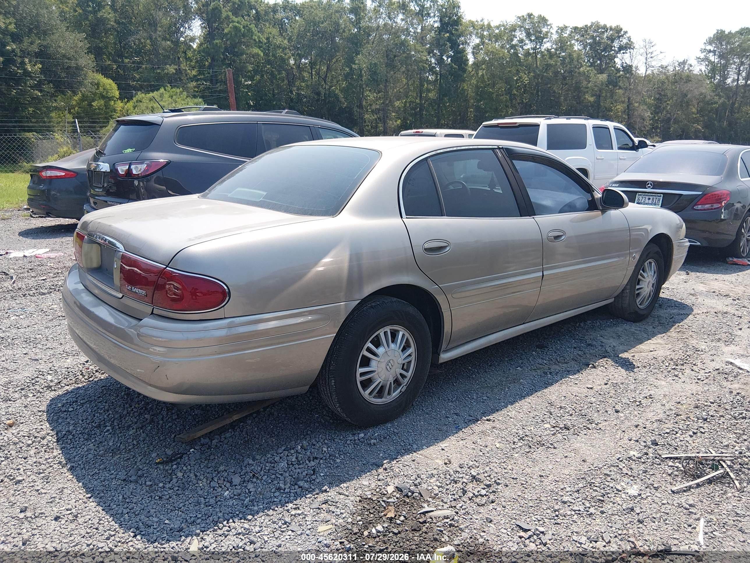 2003 Buick Lesabre Custom Beige vin: 1G4HP52K934196376
