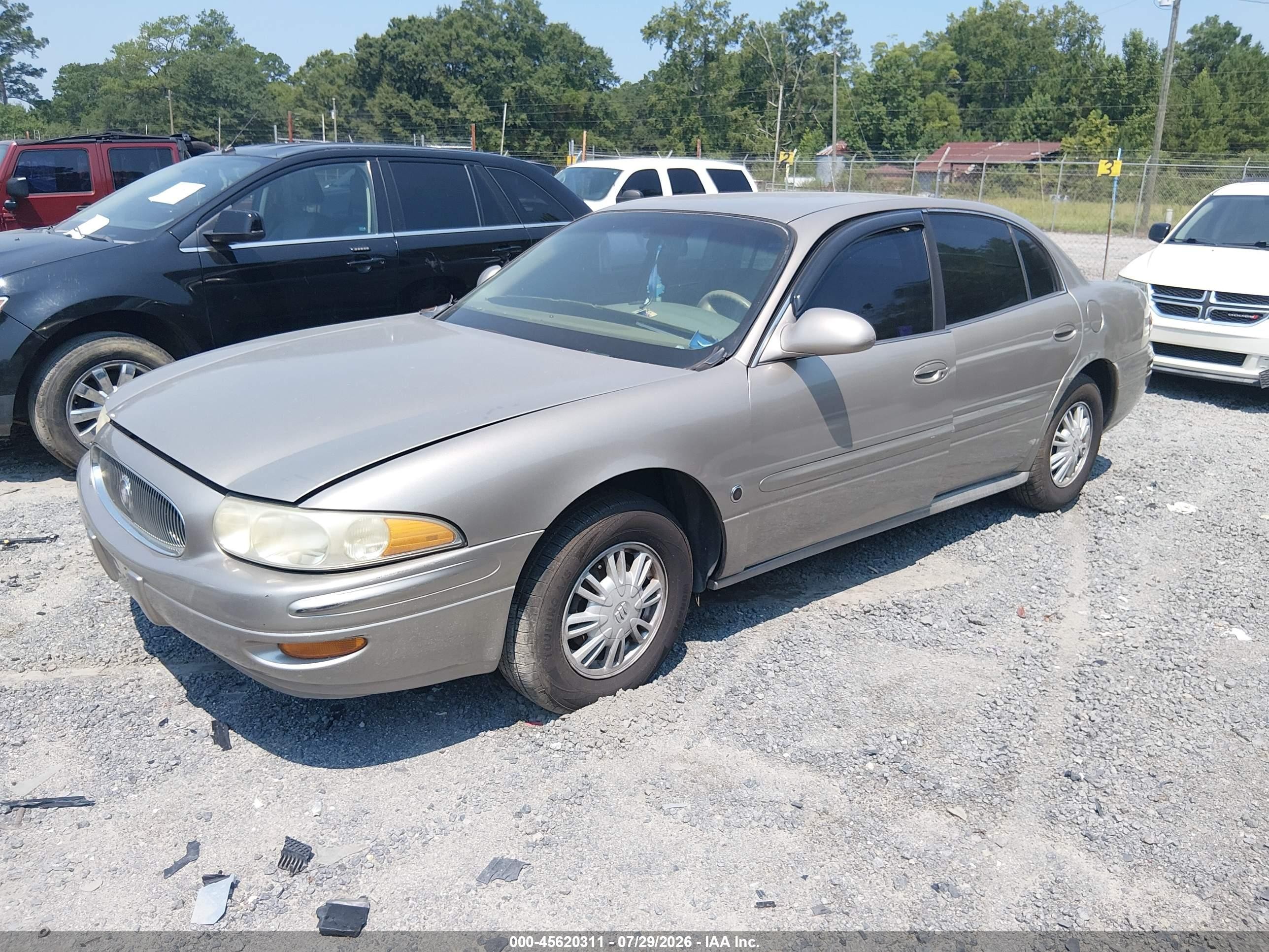 2003 Buick Lesabre Custom Beige vin: 1G4HP52K934196376
