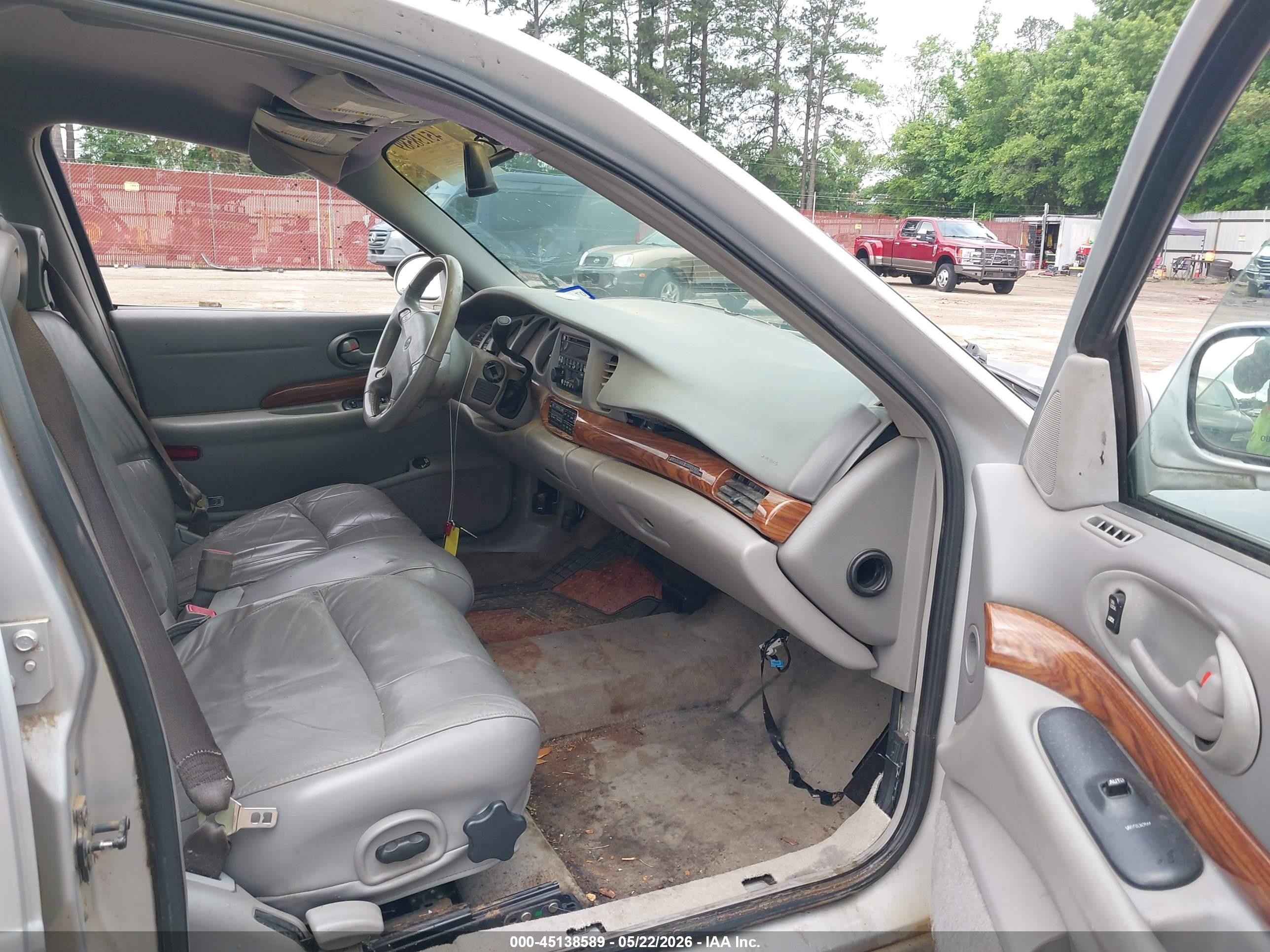 2003 Buick Lesabre Custom Silver vin: 1G4HP52K93U248105
