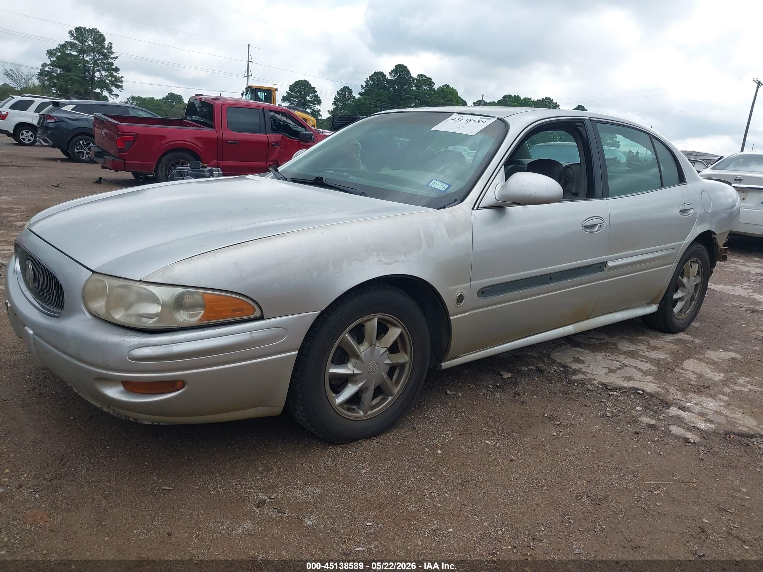 2003 Buick Lesabre Custom Silver vin: 1G4HP52K93U248105