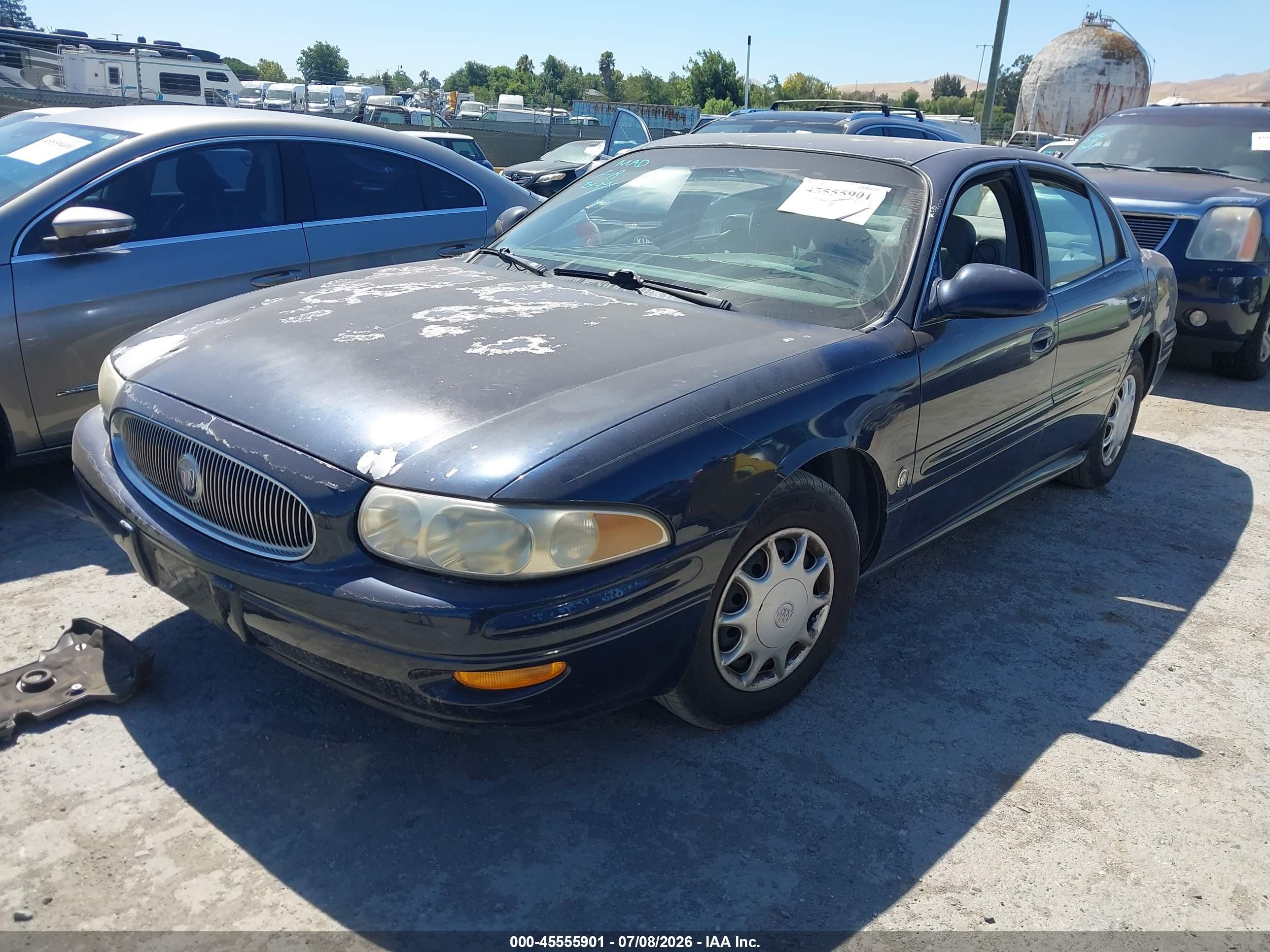 2004 Buick Lesabre Custom Dark Blue vin: 1G4HP52K944101333