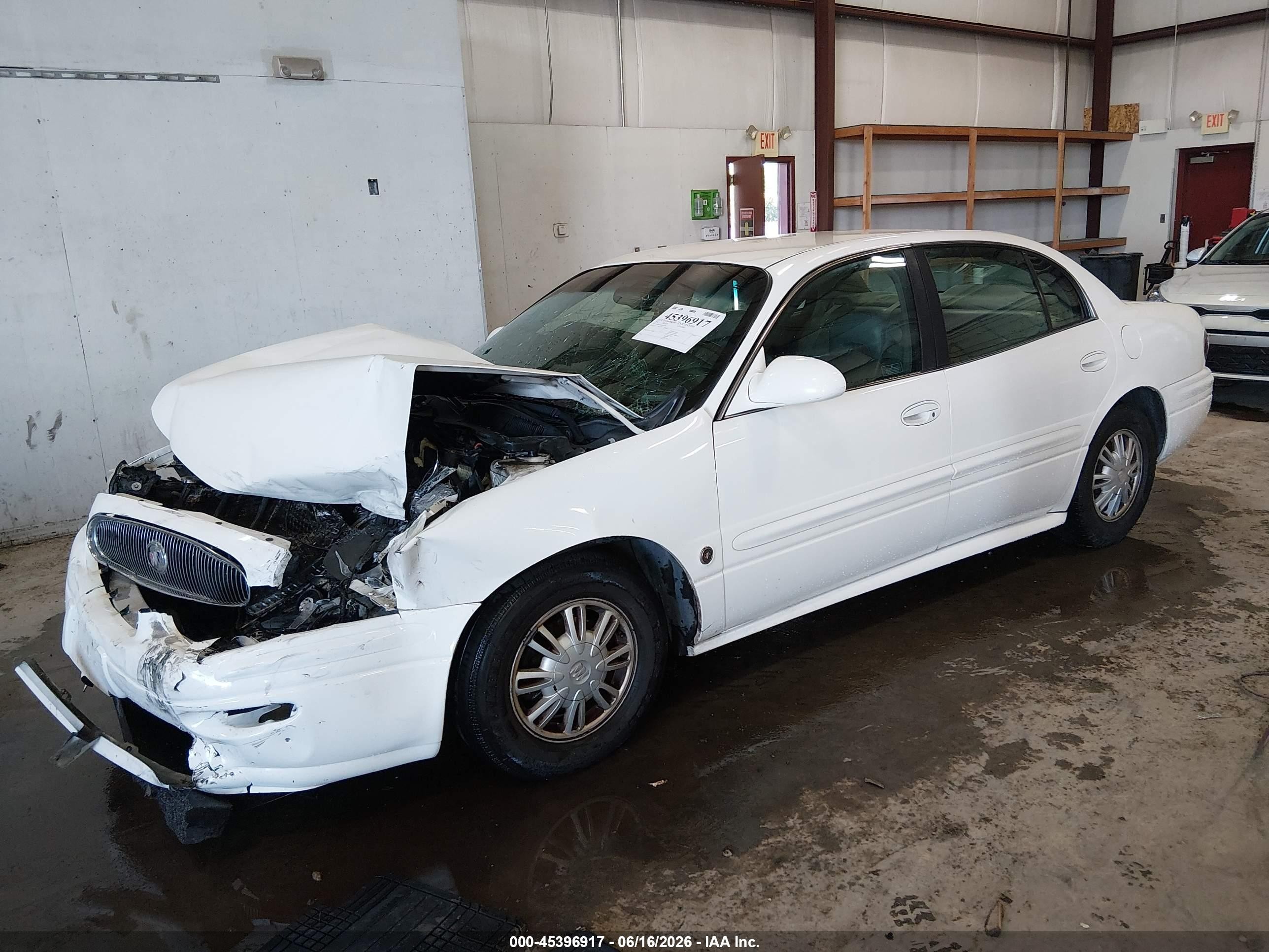 2004 Buick Lesabre Custom White vin: 1G4HP52K944110288