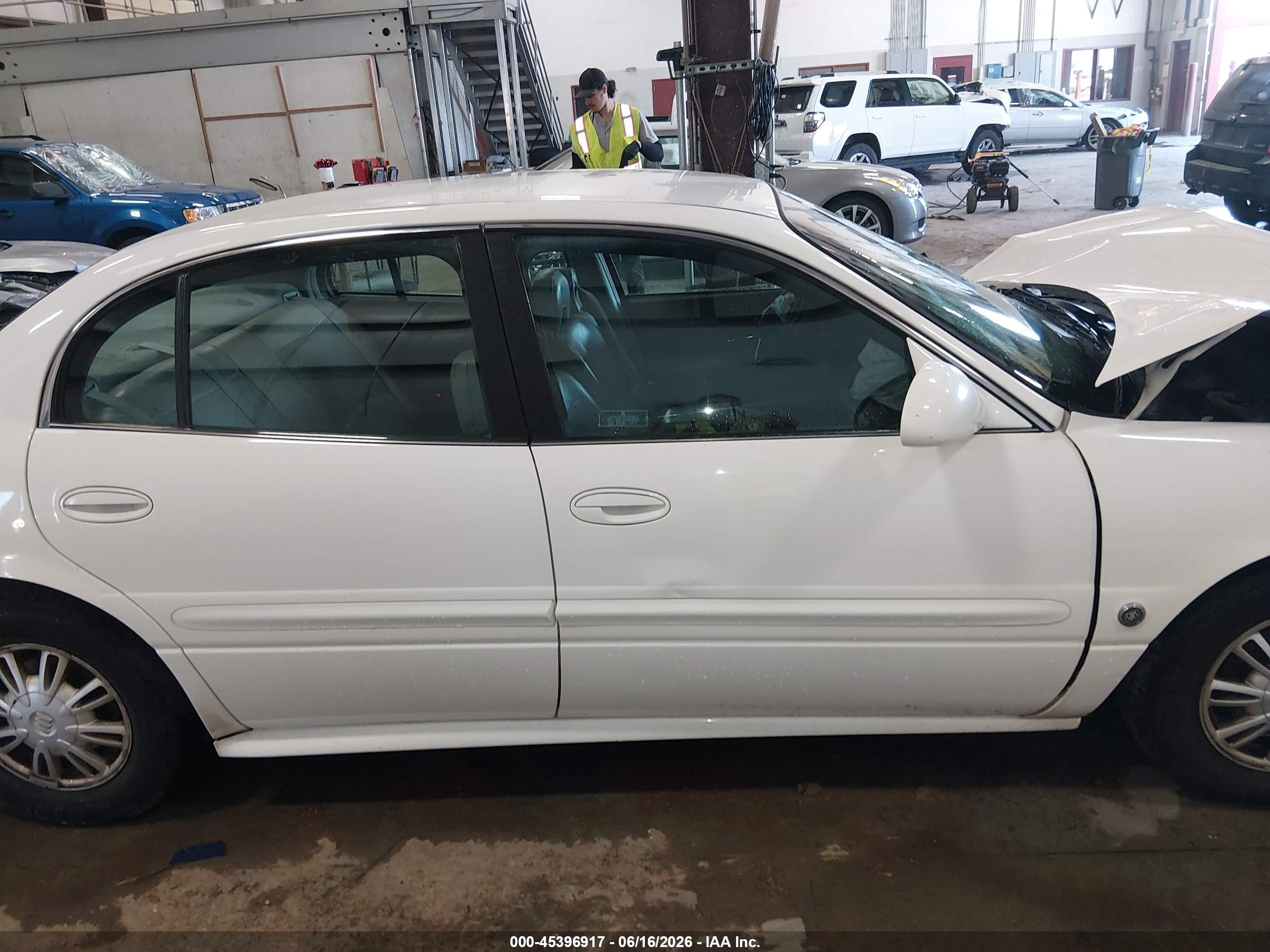 2004 Buick Lesabre Custom White vin: 1G4HP52K944110288