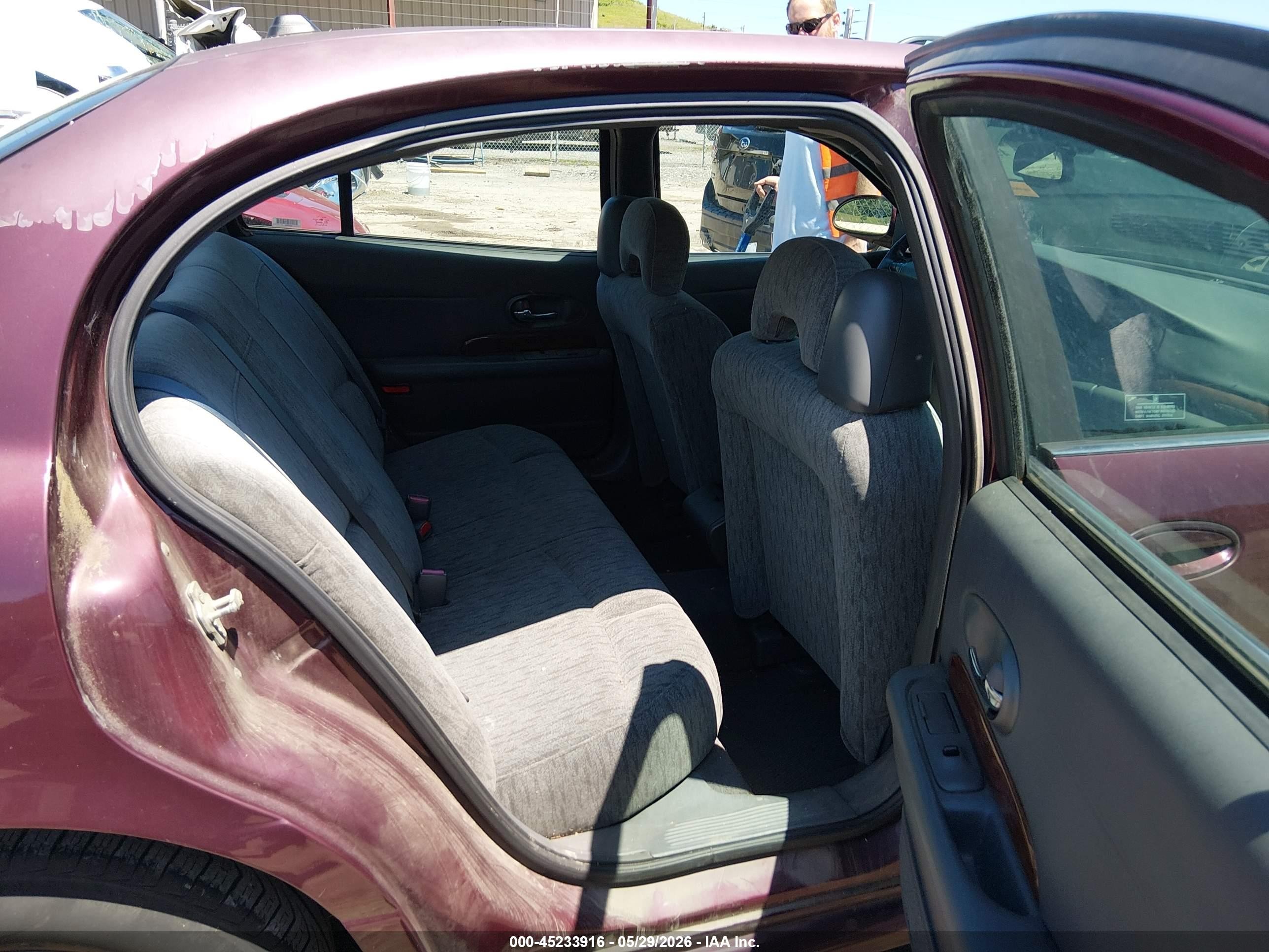 2004 Buick Lesabre Custom Темно-бордовый vin: 1G4HP52K94U200959