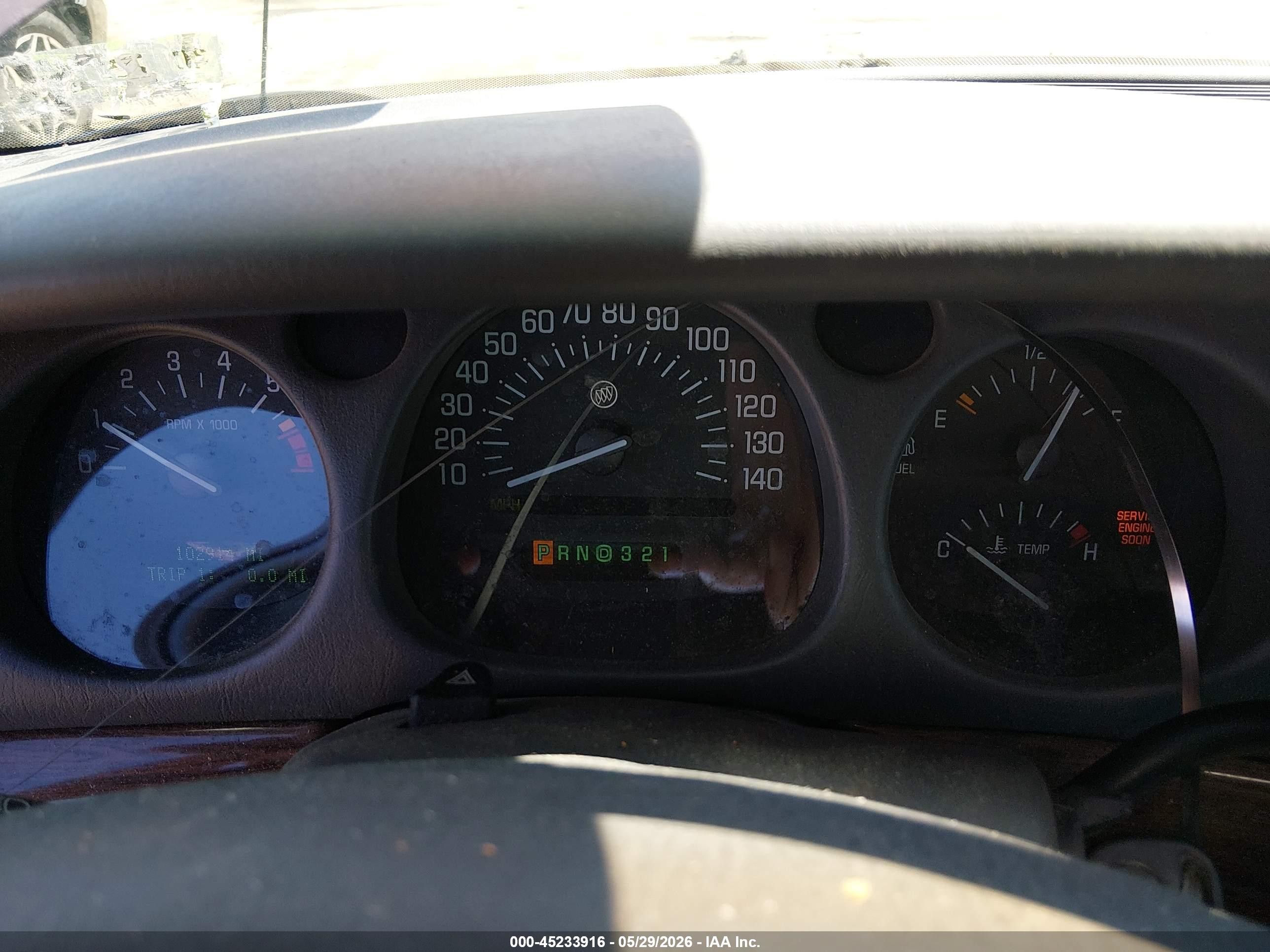 2004 Buick Lesabre Custom Темно-бордовый vin: 1G4HP52K94U200959