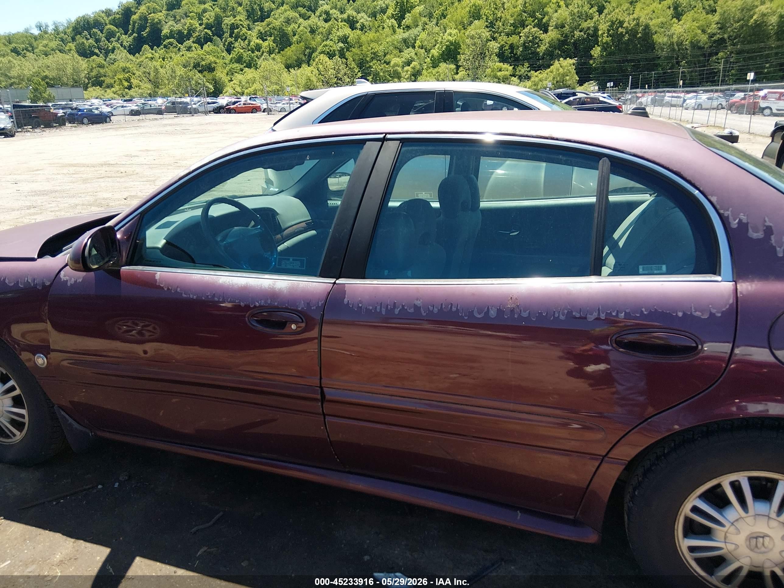 2004 Buick Lesabre Custom Темно-бордовый vin: 1G4HP52K94U200959