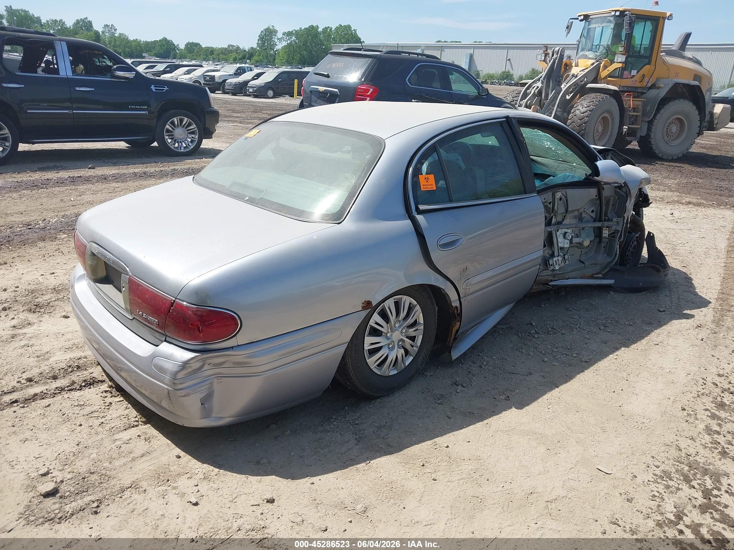 2004 Buick Lesabre Custom Silver vin: 1G4HP52K94U263432