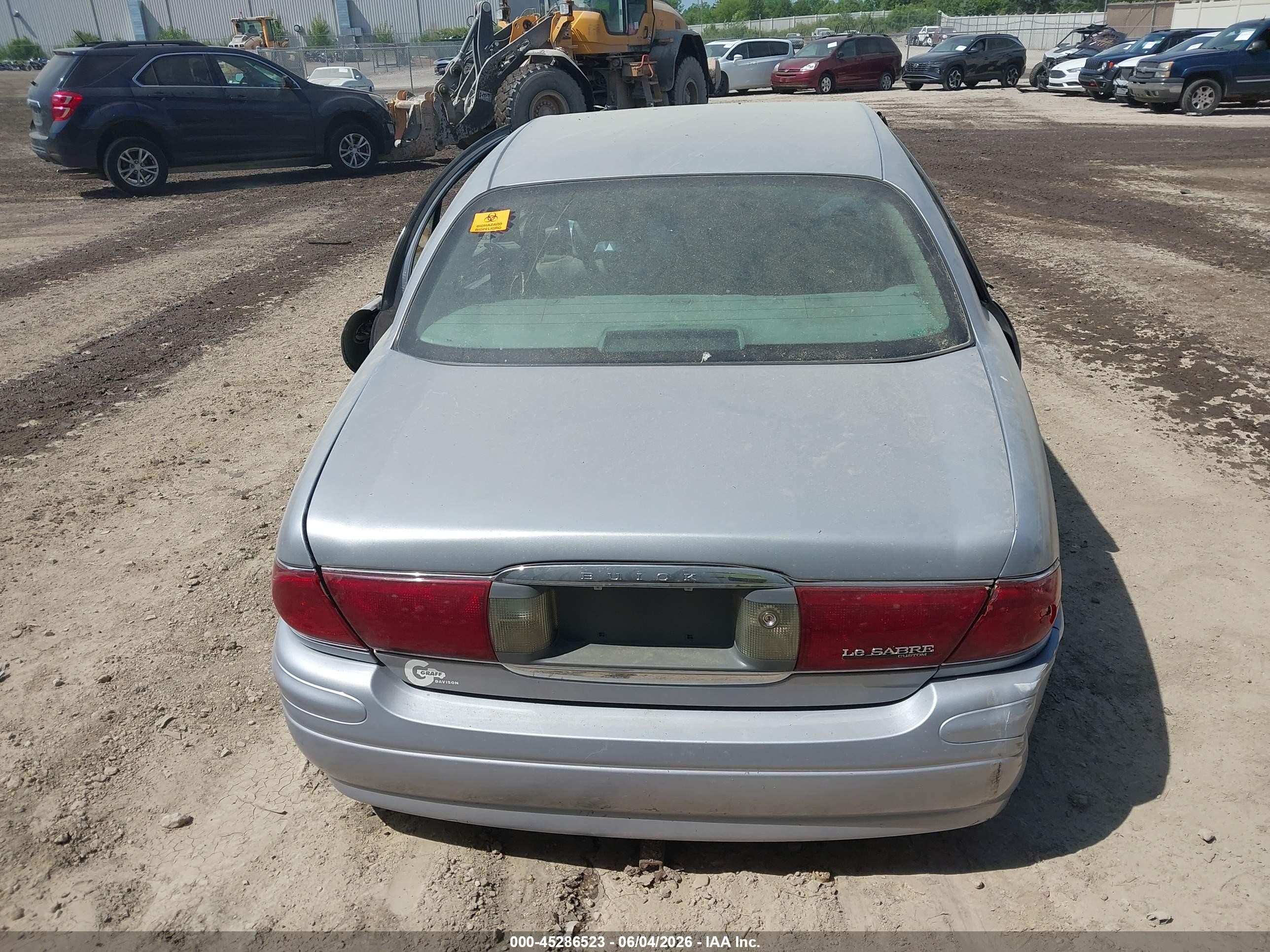 2004 Buick Lesabre Custom Silver vin: 1G4HP52K94U263432
