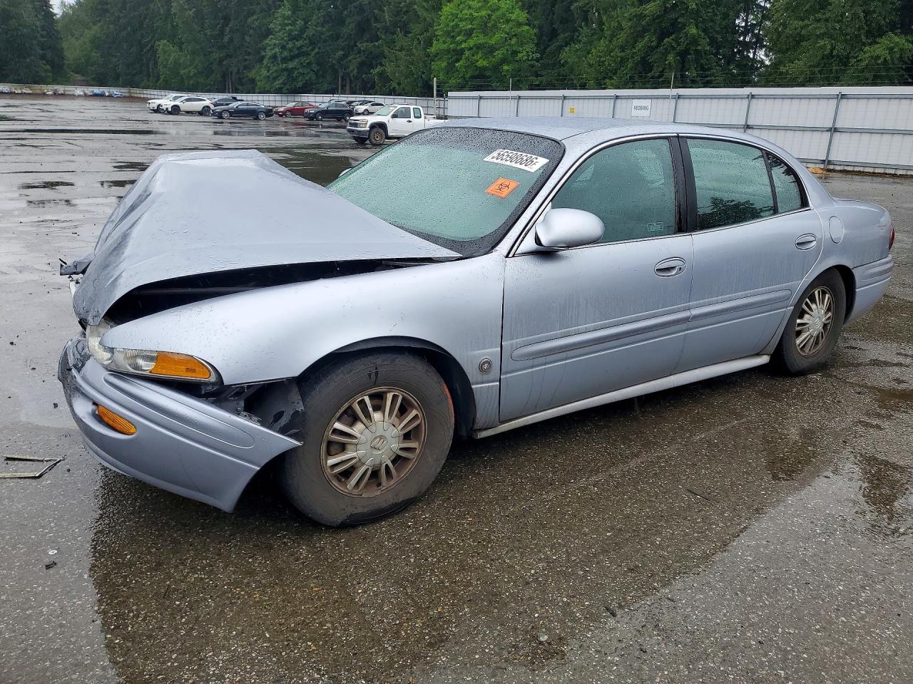 2005 Buick Lesabre Custom Silver vin: 1G4HP52K95U259625