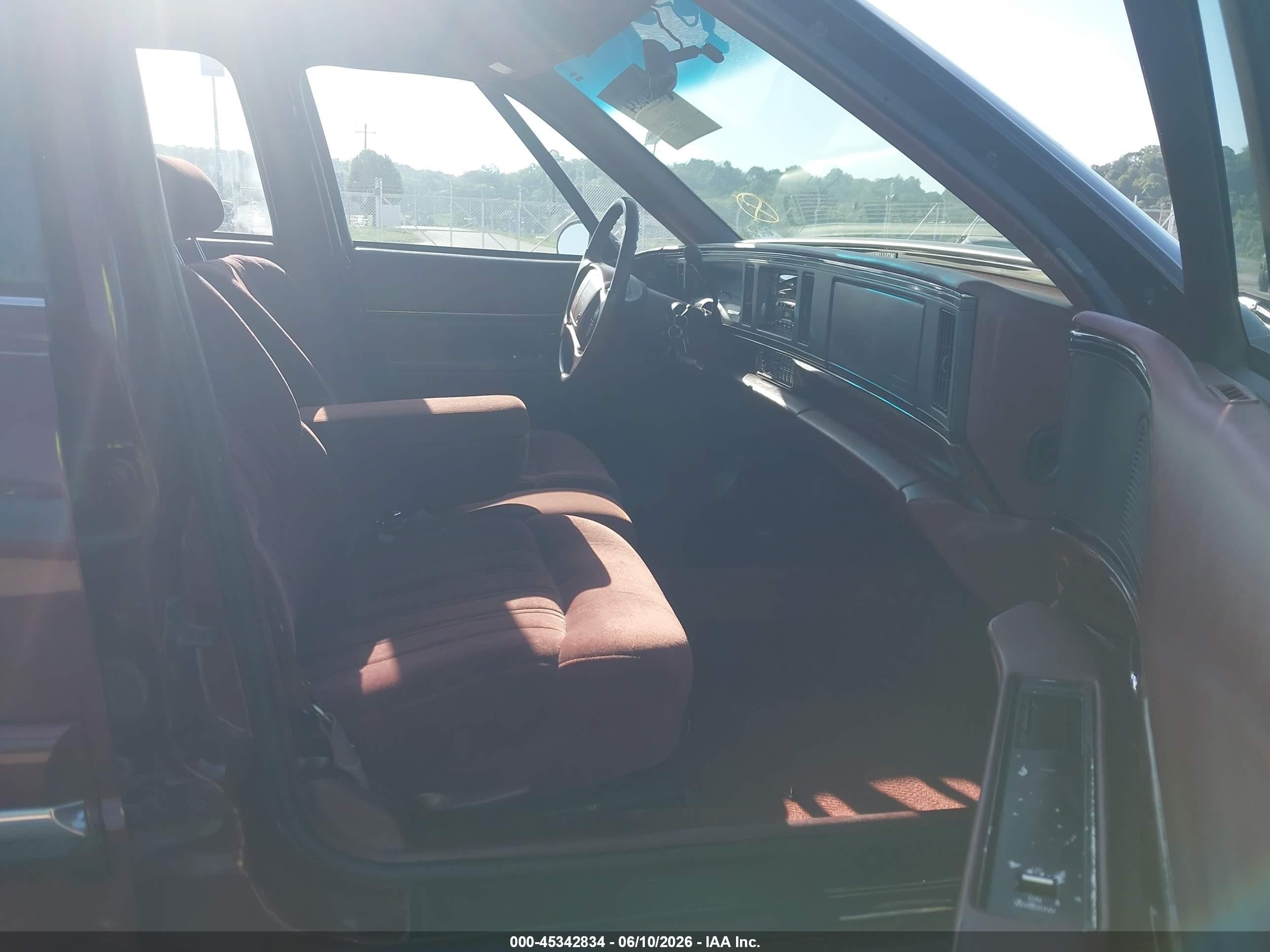 1997 Buick Lesabre Custom Maroon vin: 1G4HP52K9VH591492