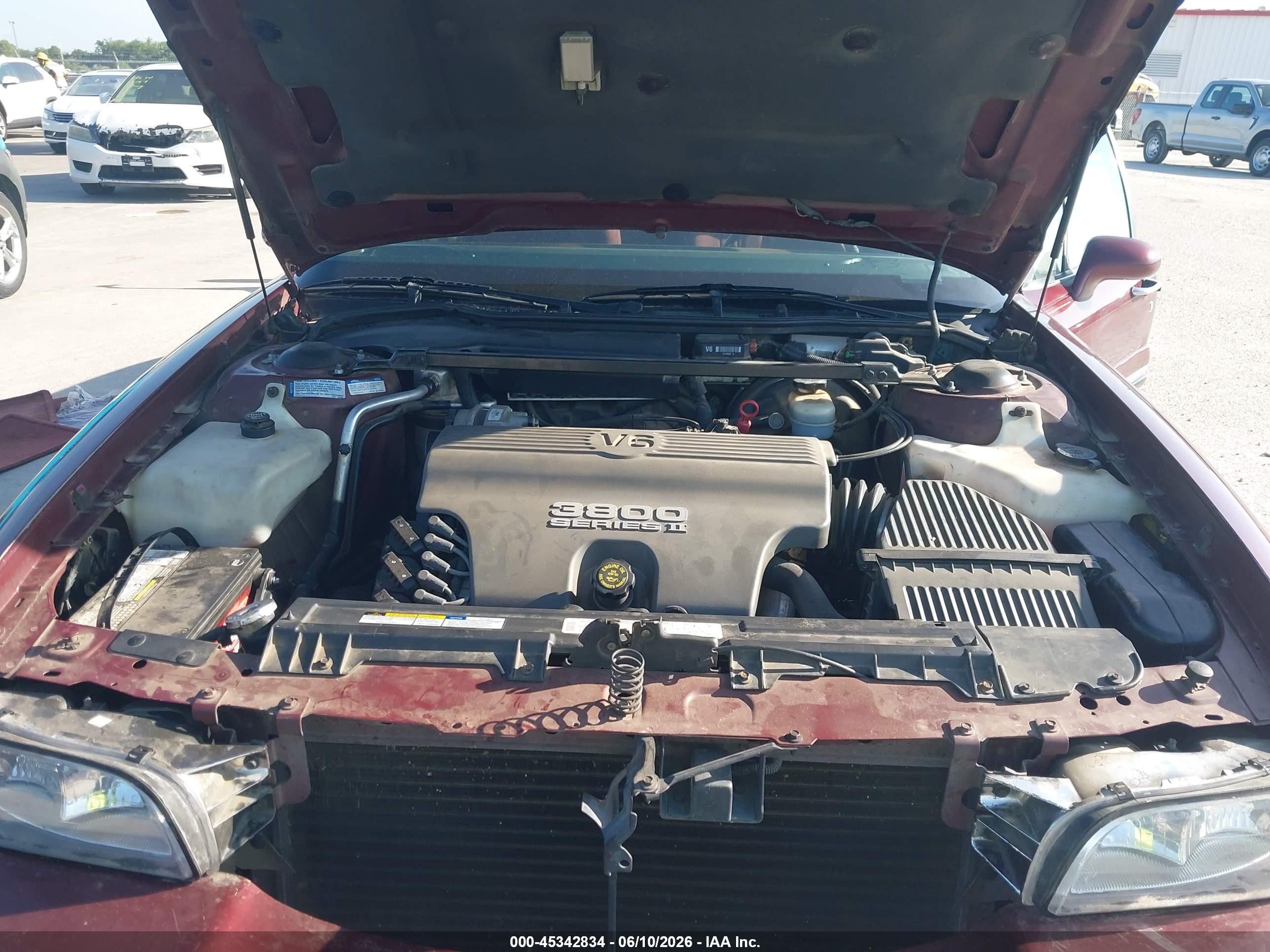 1997 Buick Lesabre Custom Maroon vin: 1G4HP52K9VH591492