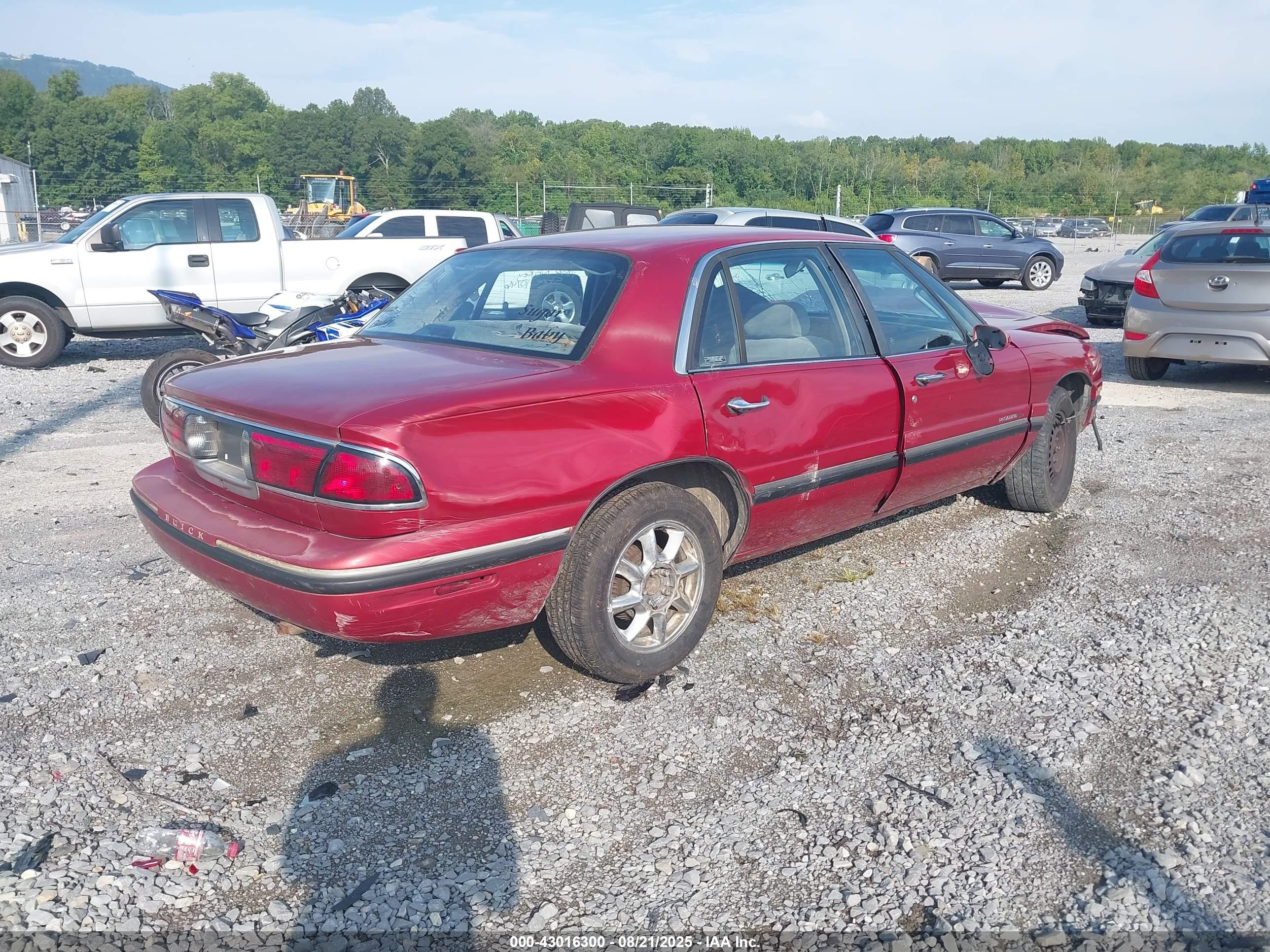 1997 Buick Lesabre Custom Cmi Красный vin: 1G4HP52K9VH618674