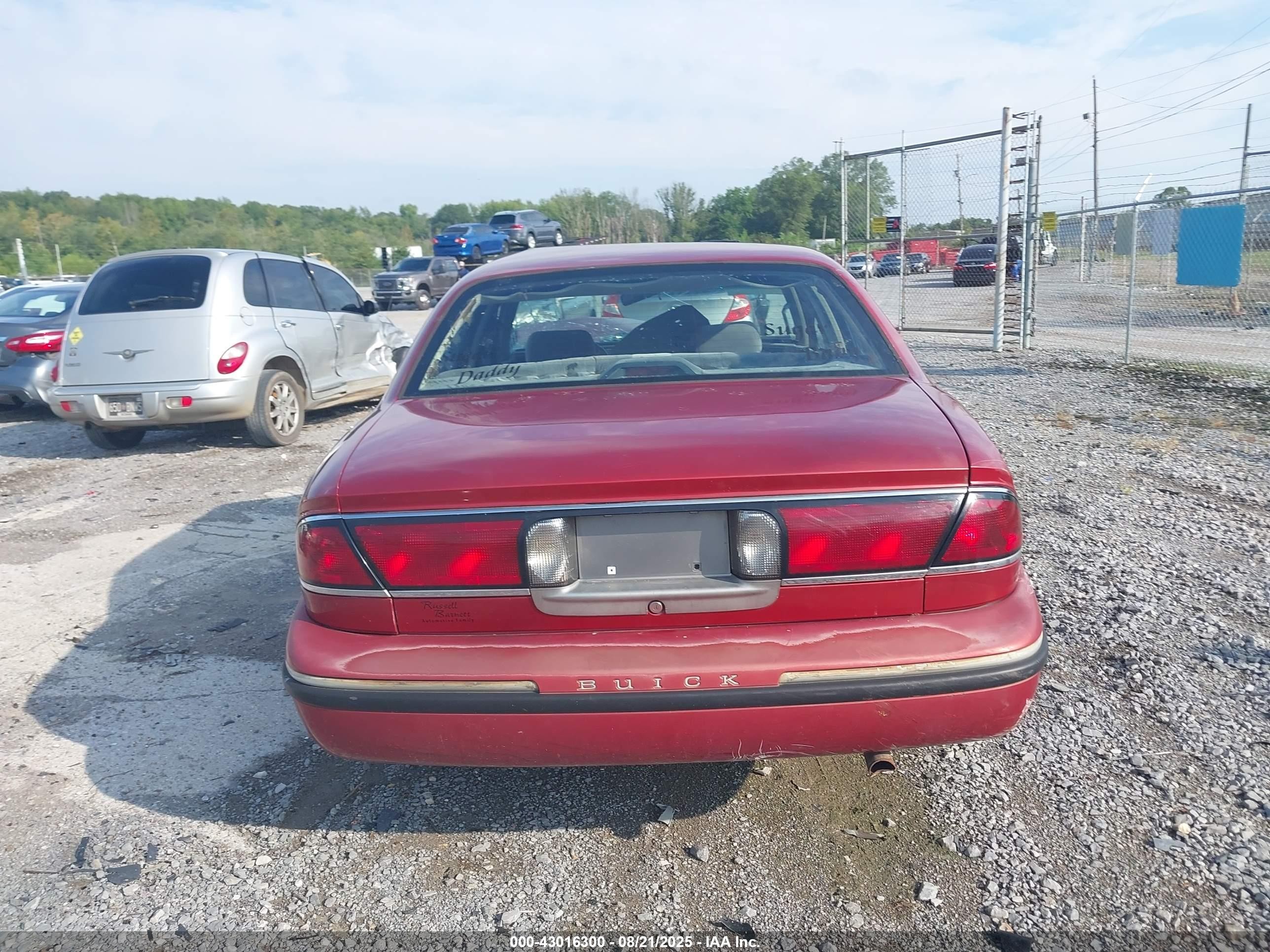 1997 Buick Lesabre Custom Cmi Красный vin: 1G4HP52K9VH618674