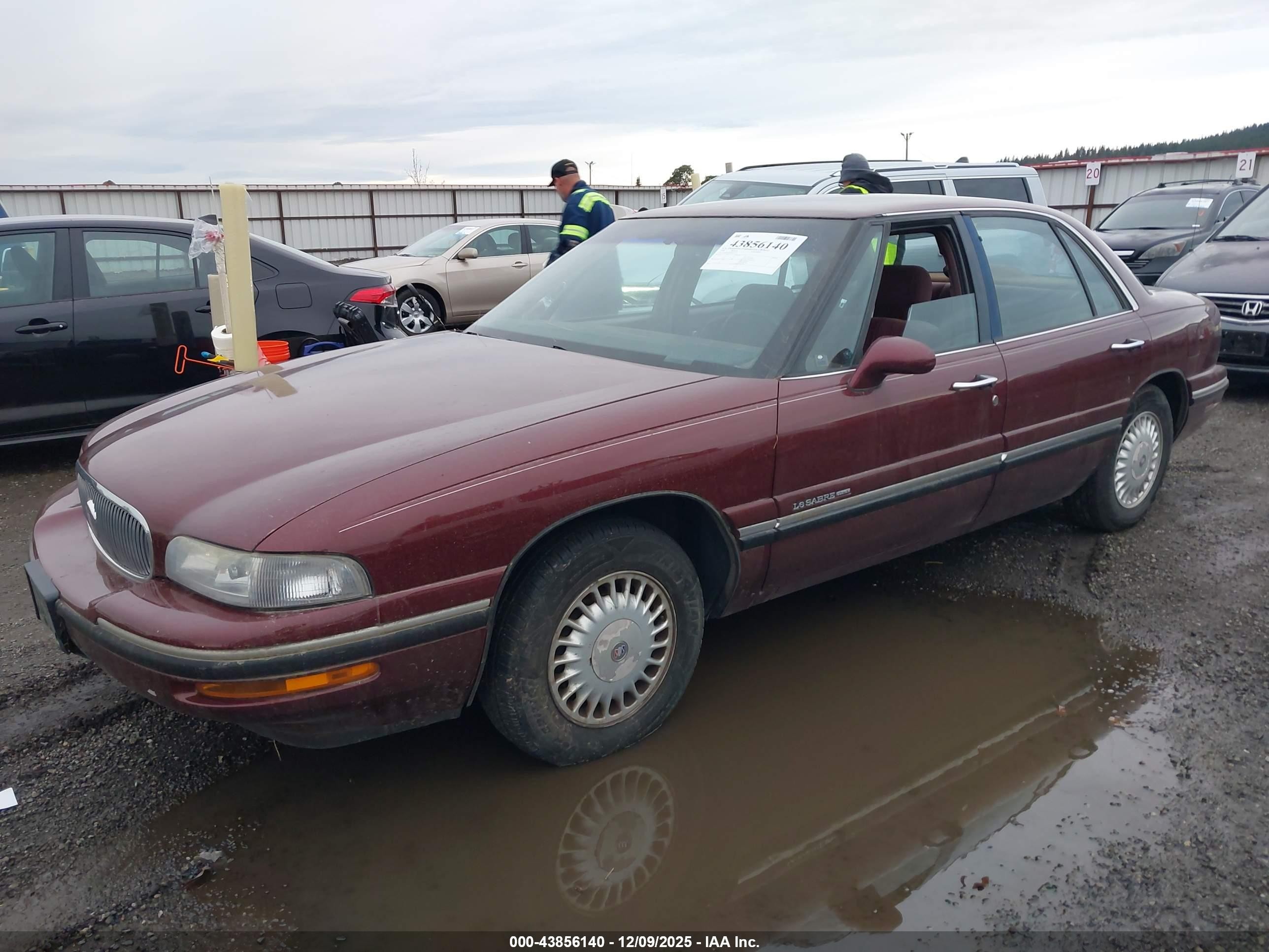1998 Buick Lesabre Custom Burgundy vin: 1G4HP52K9WH471225