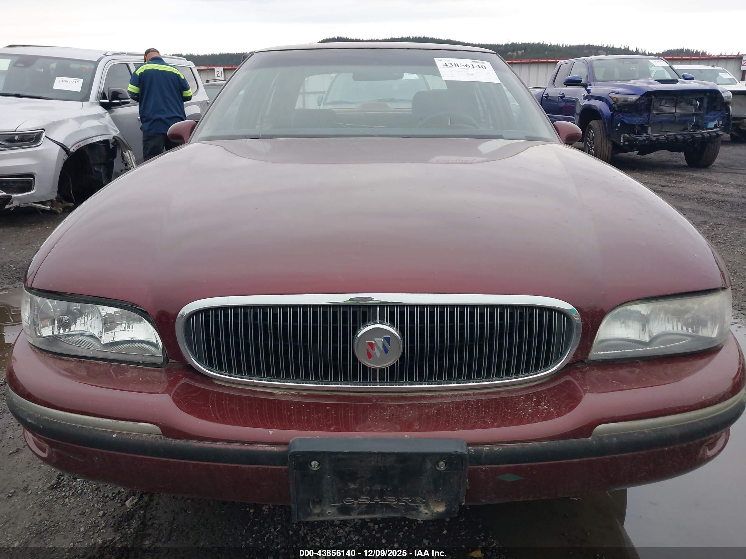 1998 Buick Lesabre Custom Burgundy vin: 1G4HP52K9WH471225