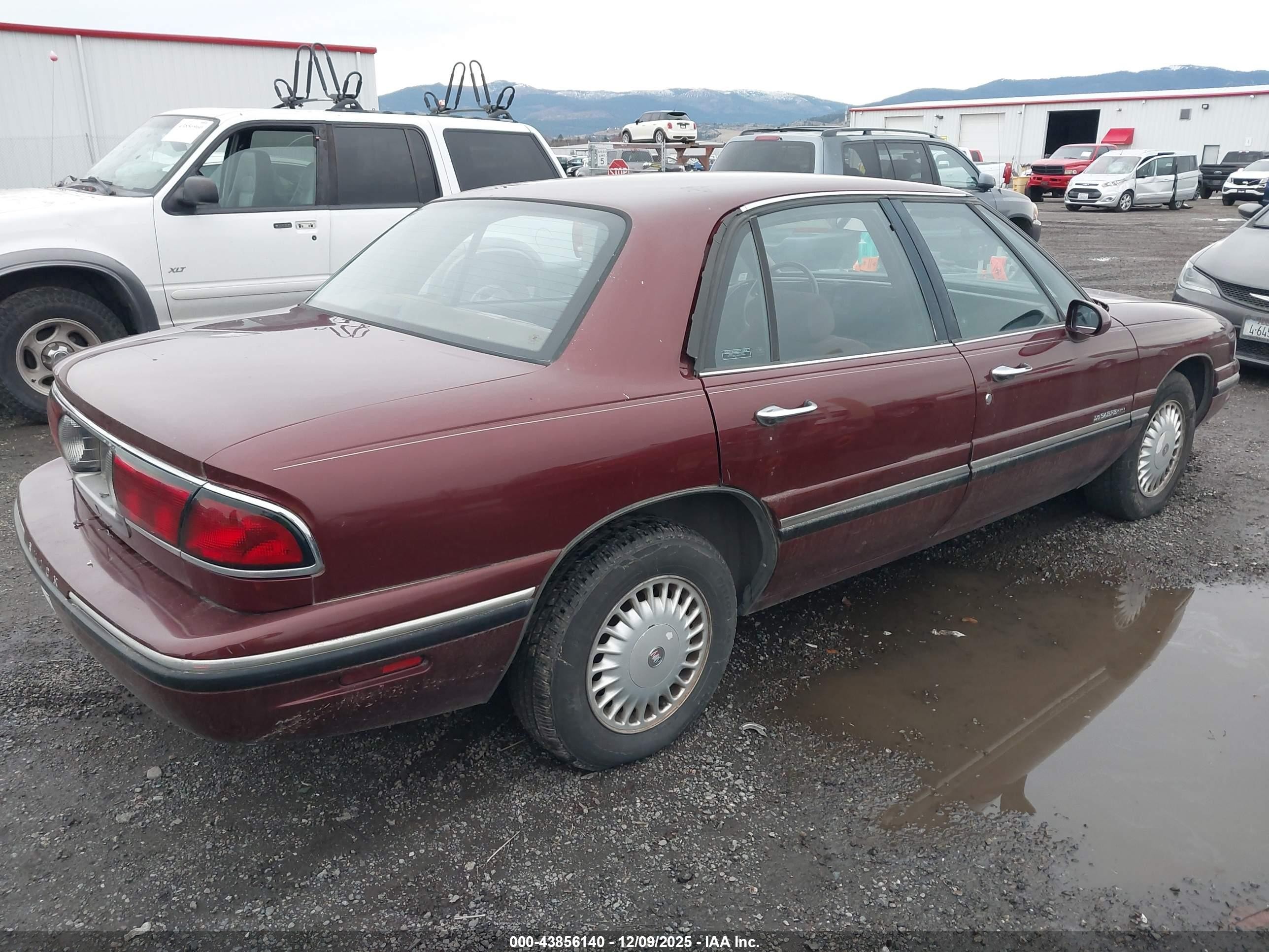 1998 Buick Lesabre Custom Burgundy vin: 1G4HP52K9WH471225