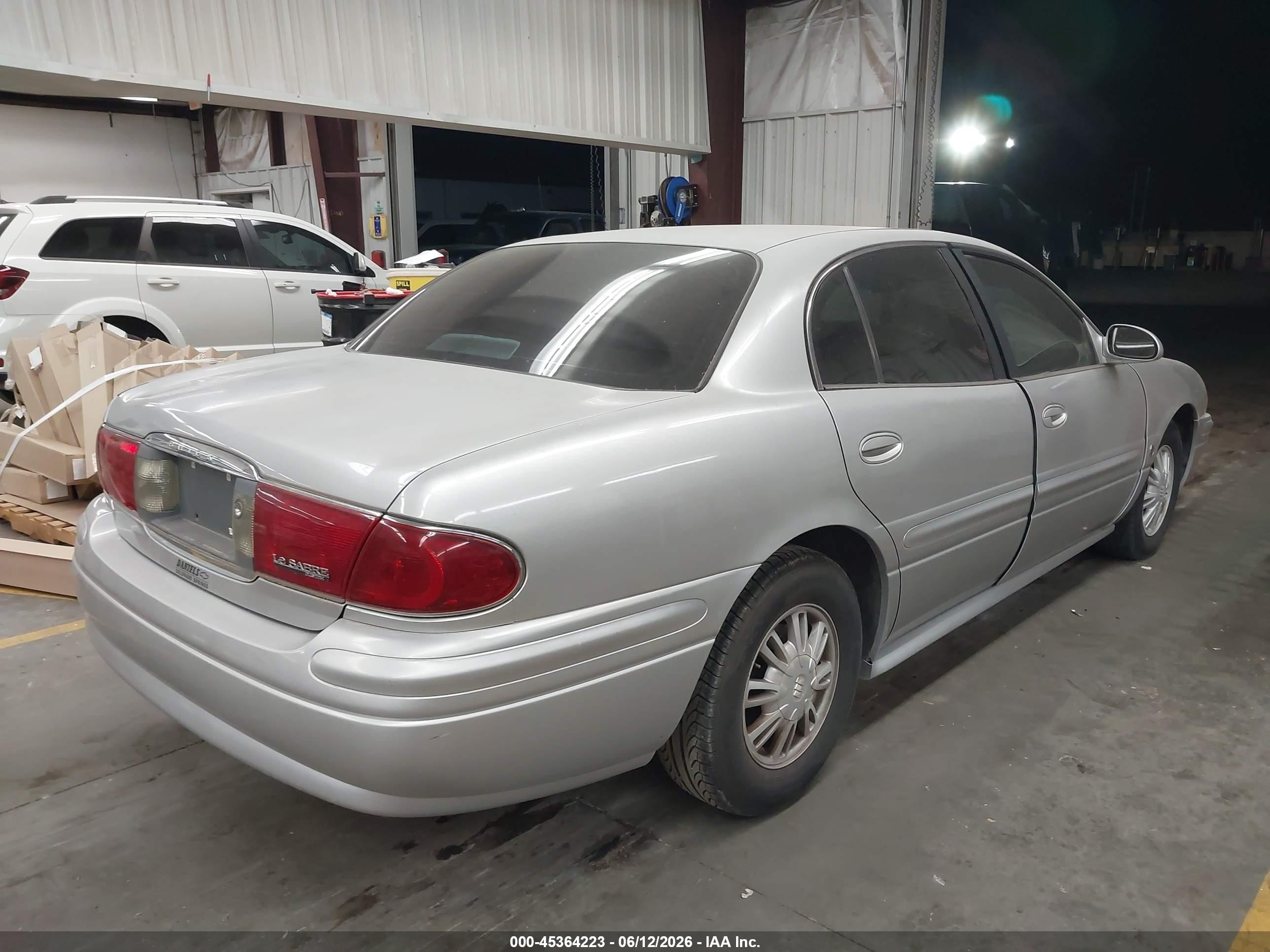 2003 Buick Lesabre Custom Silver vin: 1G4HP52KX34150197