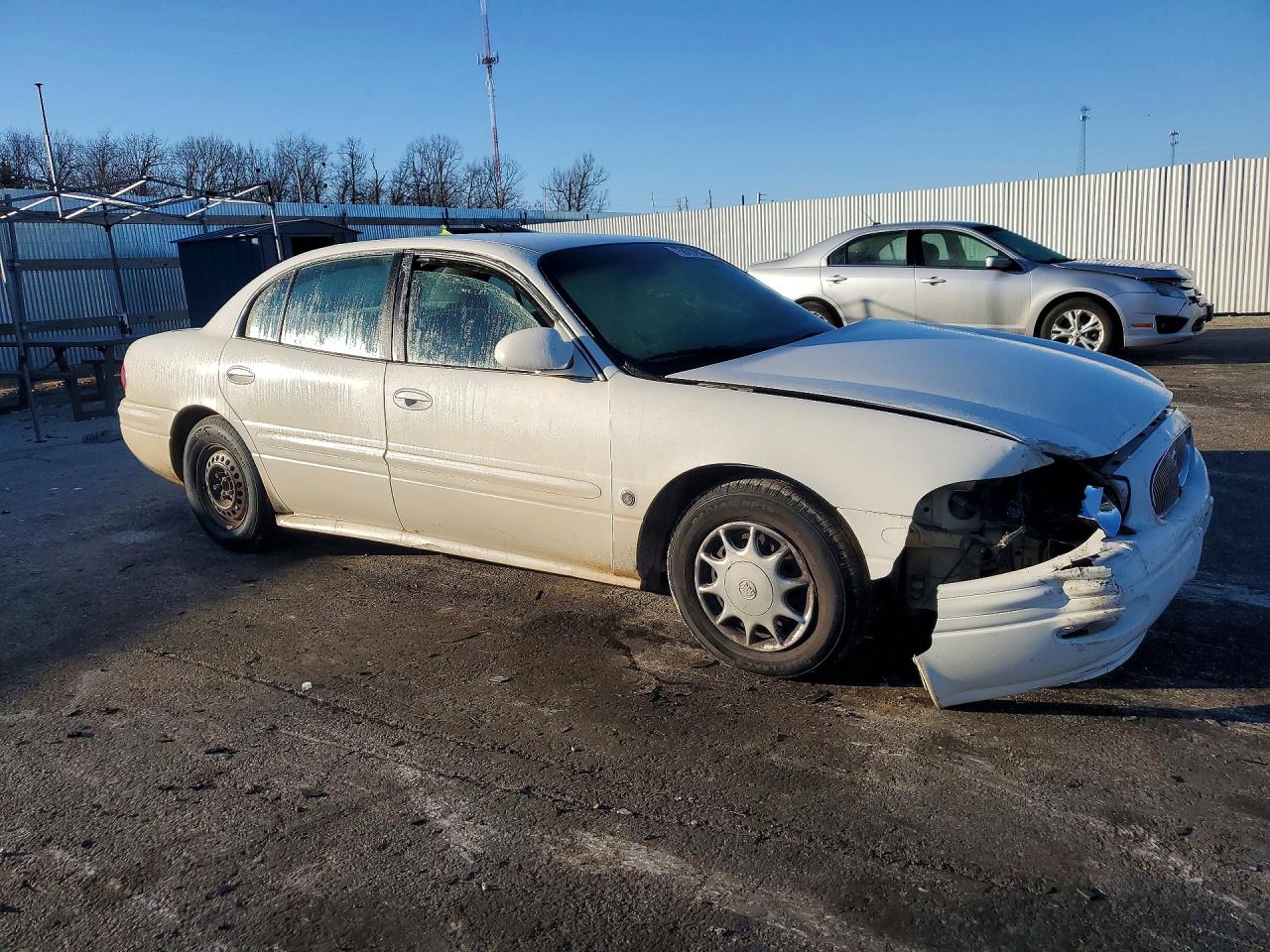 2004 Buick Lesabre Custom White vin: 1G4HP52KX44124071