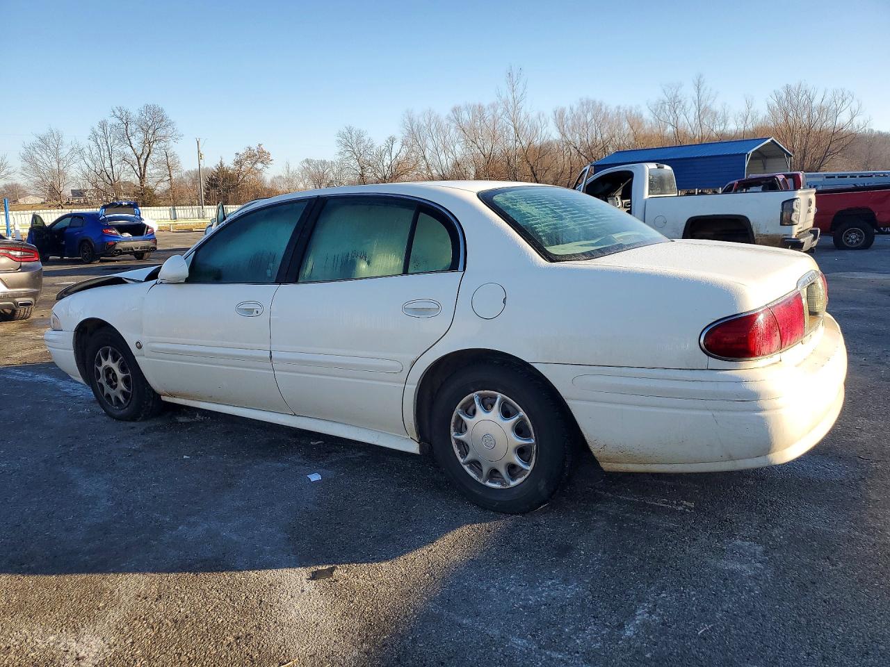 2004 Buick Lesabre Custom White vin: 1G4HP52KX44124071