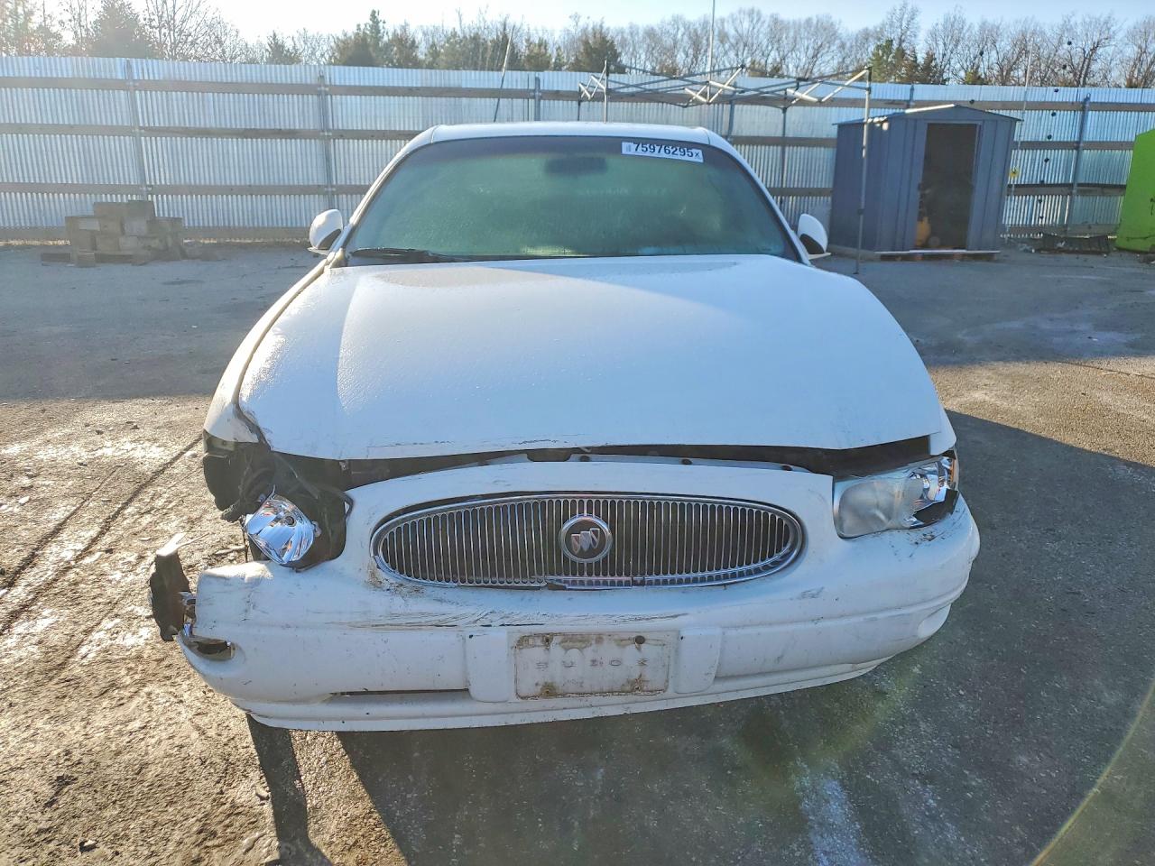 2004 Buick Lesabre Custom White vin: 1G4HP52KX44124071