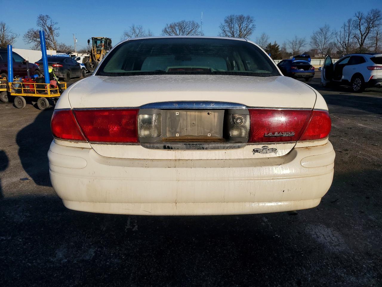 2004 Buick Lesabre Custom White vin: 1G4HP52KX44124071