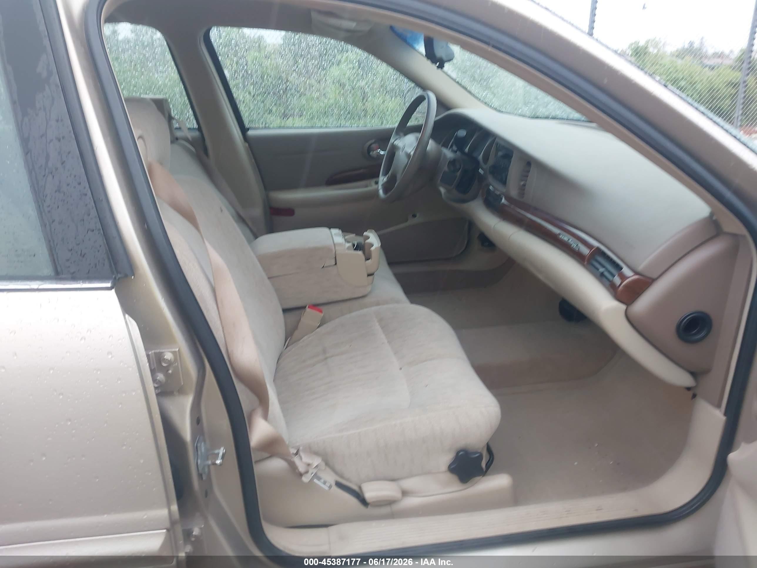 2005 Buick Lesabre Custom Gold vin: 1G4HP52KX5U134178