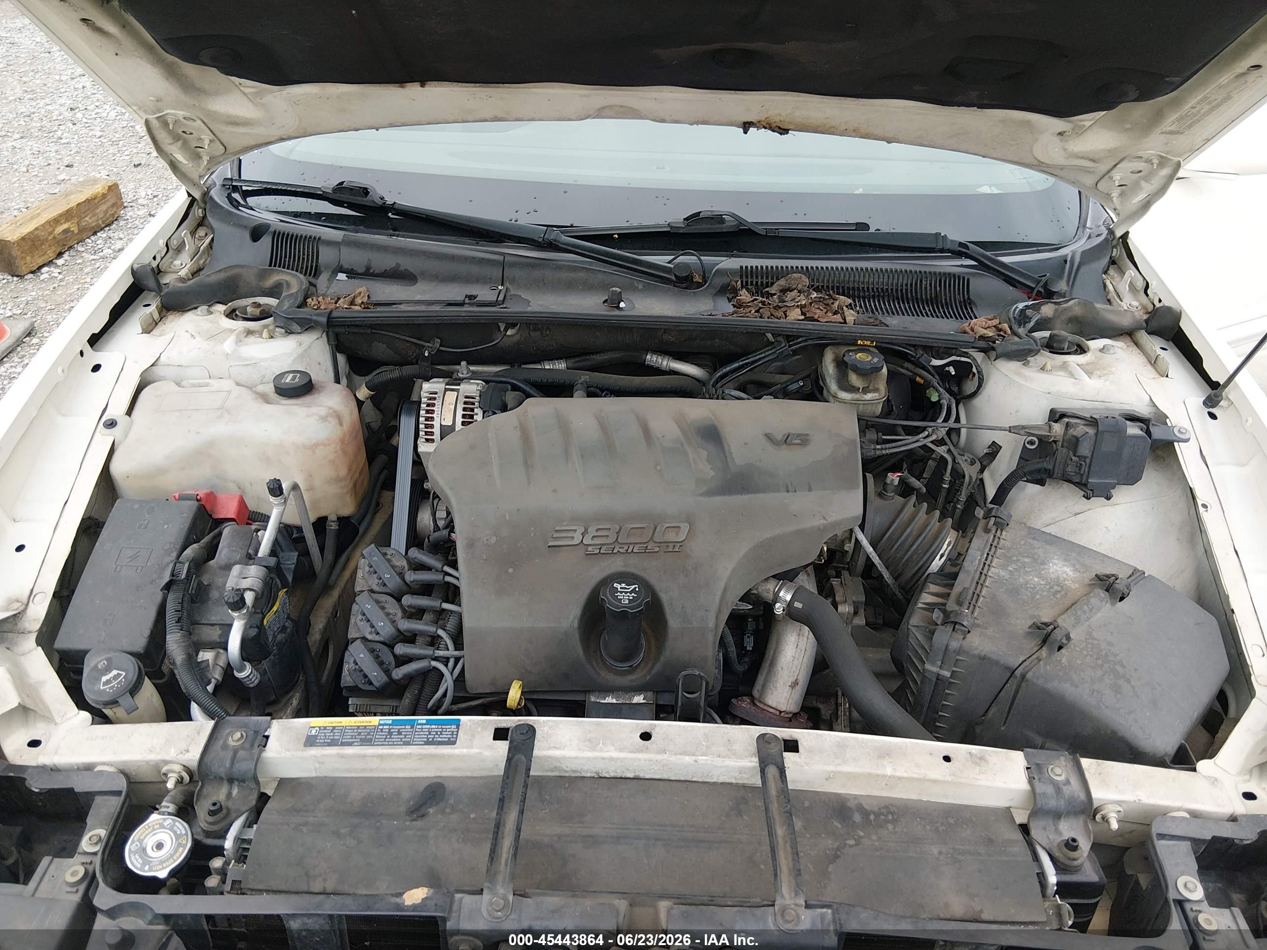 2005 Buick Lesabre Custom Белый vin: 1G4HP52KX5U278992