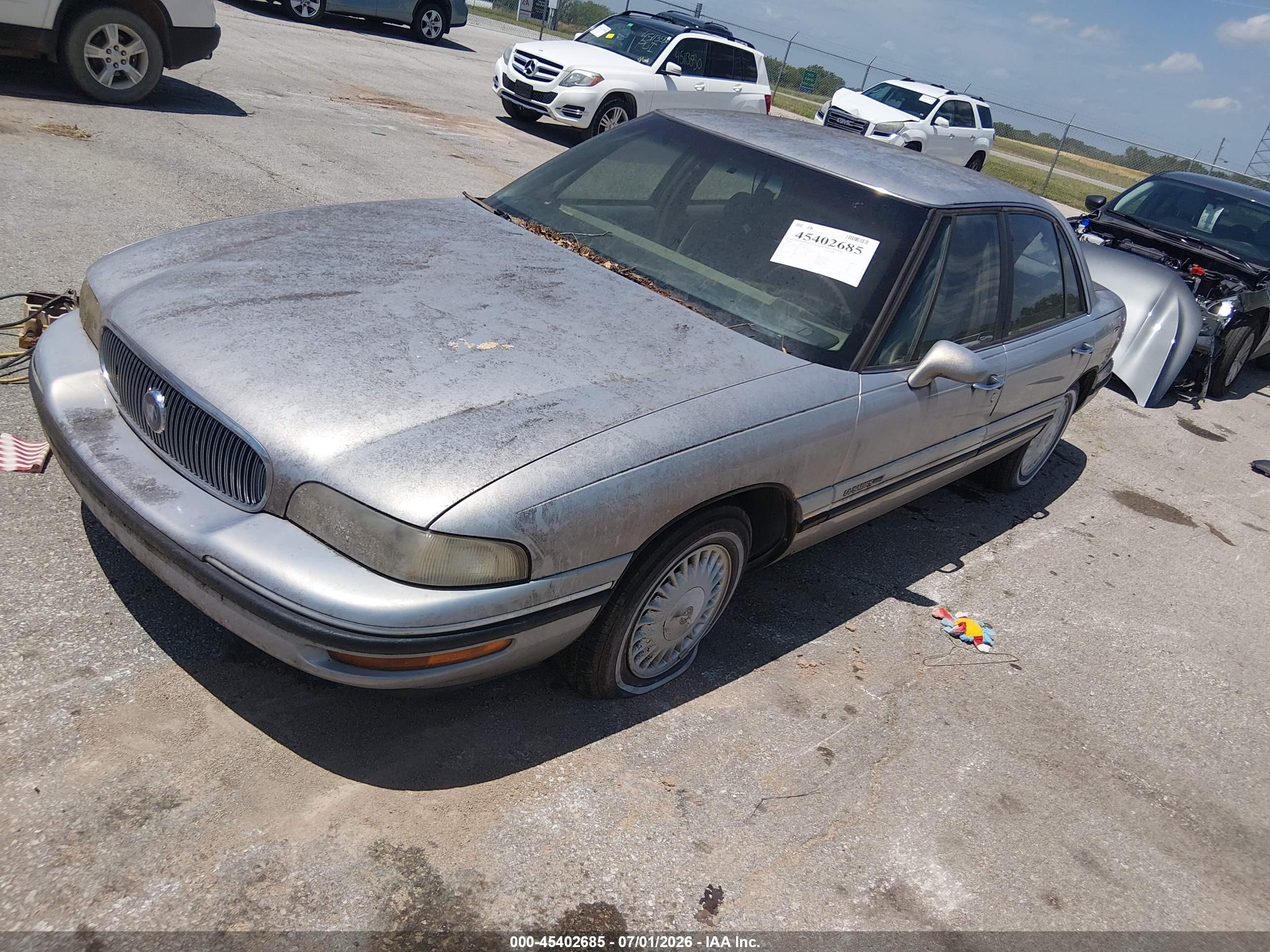 1997 Buick Lesabre Custom Серебряный vin: 1G4HP52KXVH486508