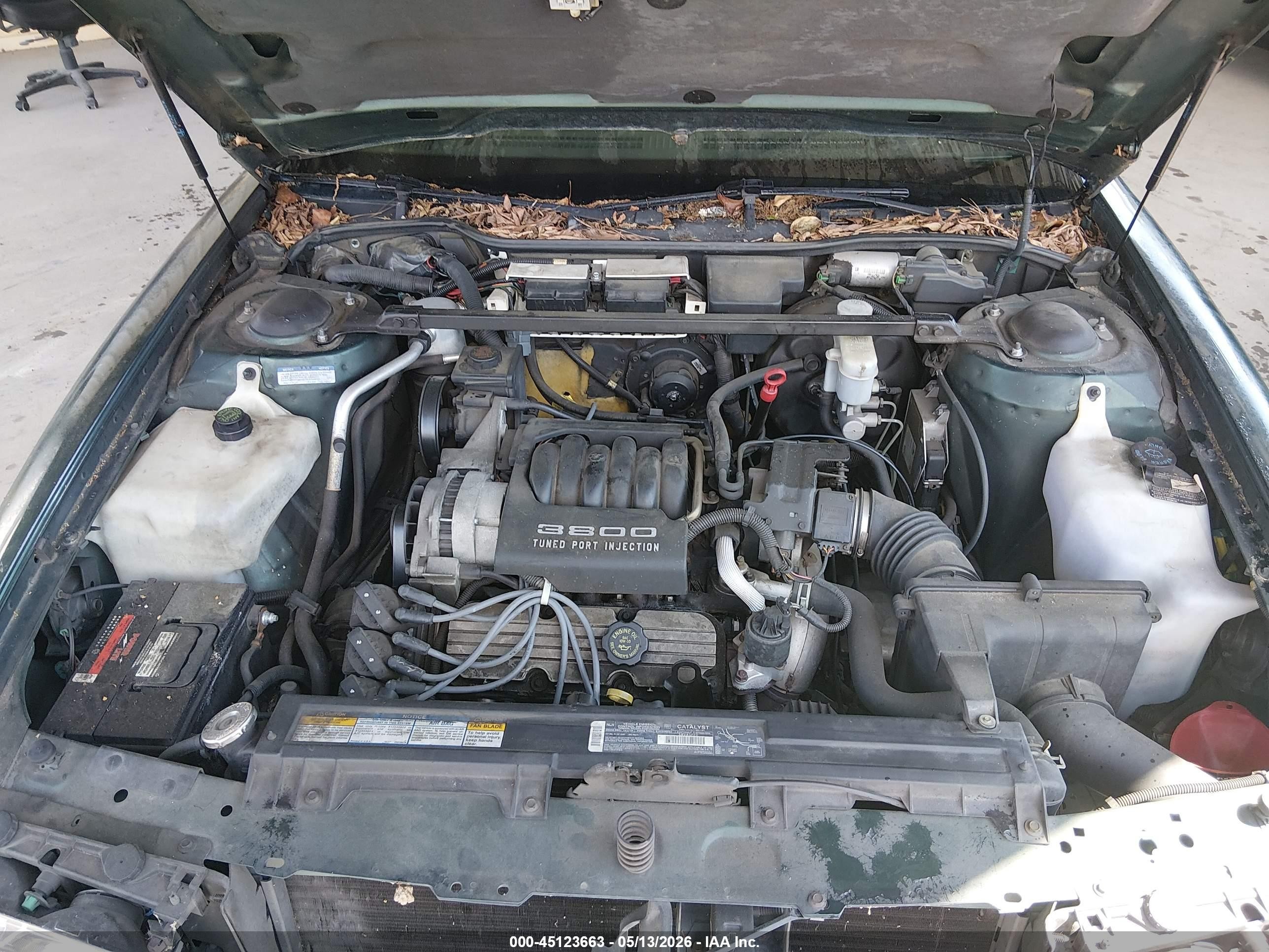 1995 Buick Lesabre Custom Green vin: 1G4HP52L0SH528527