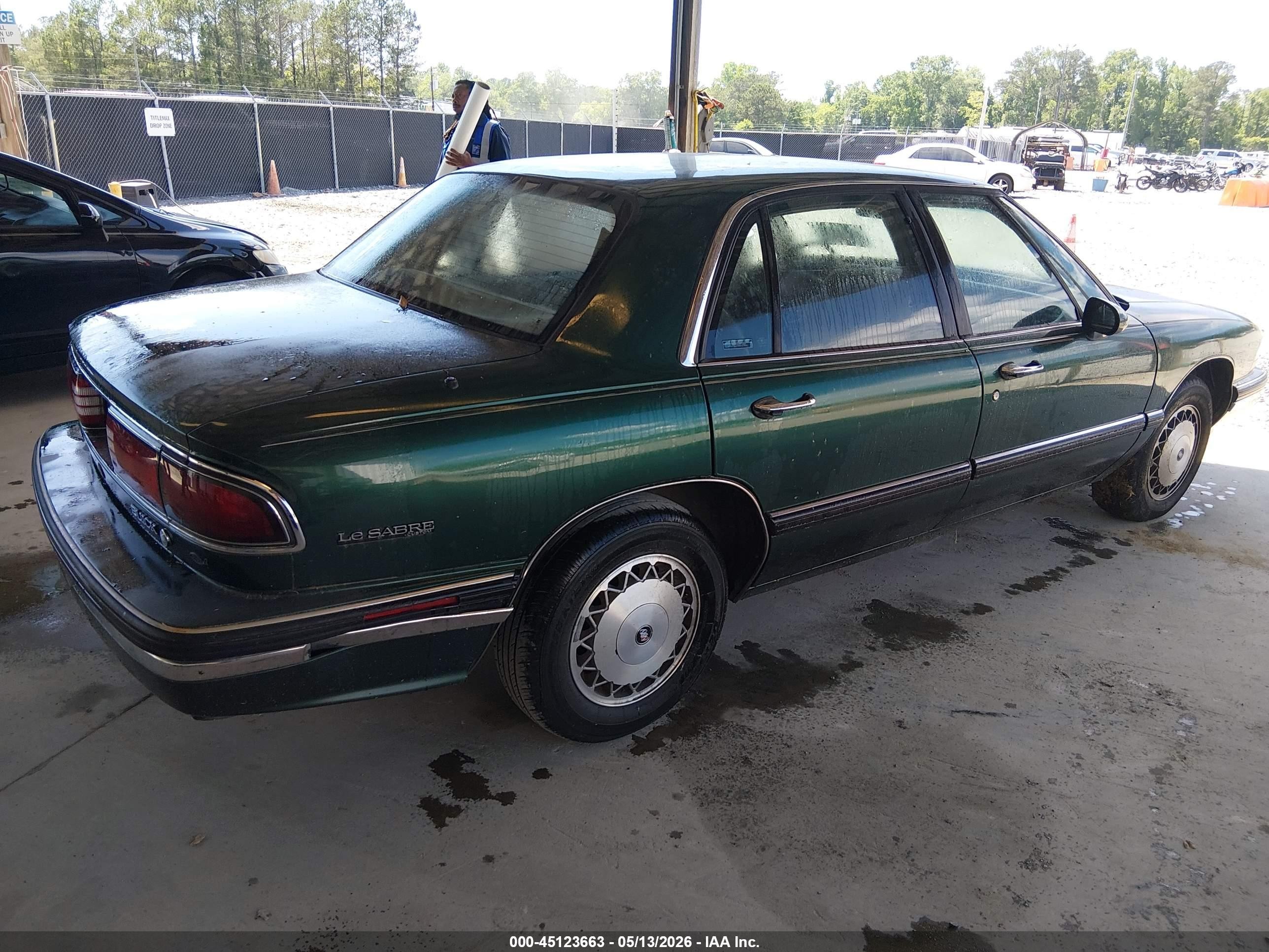 1995 Buick Lesabre Custom Green vin: 1G4HP52L0SH528527