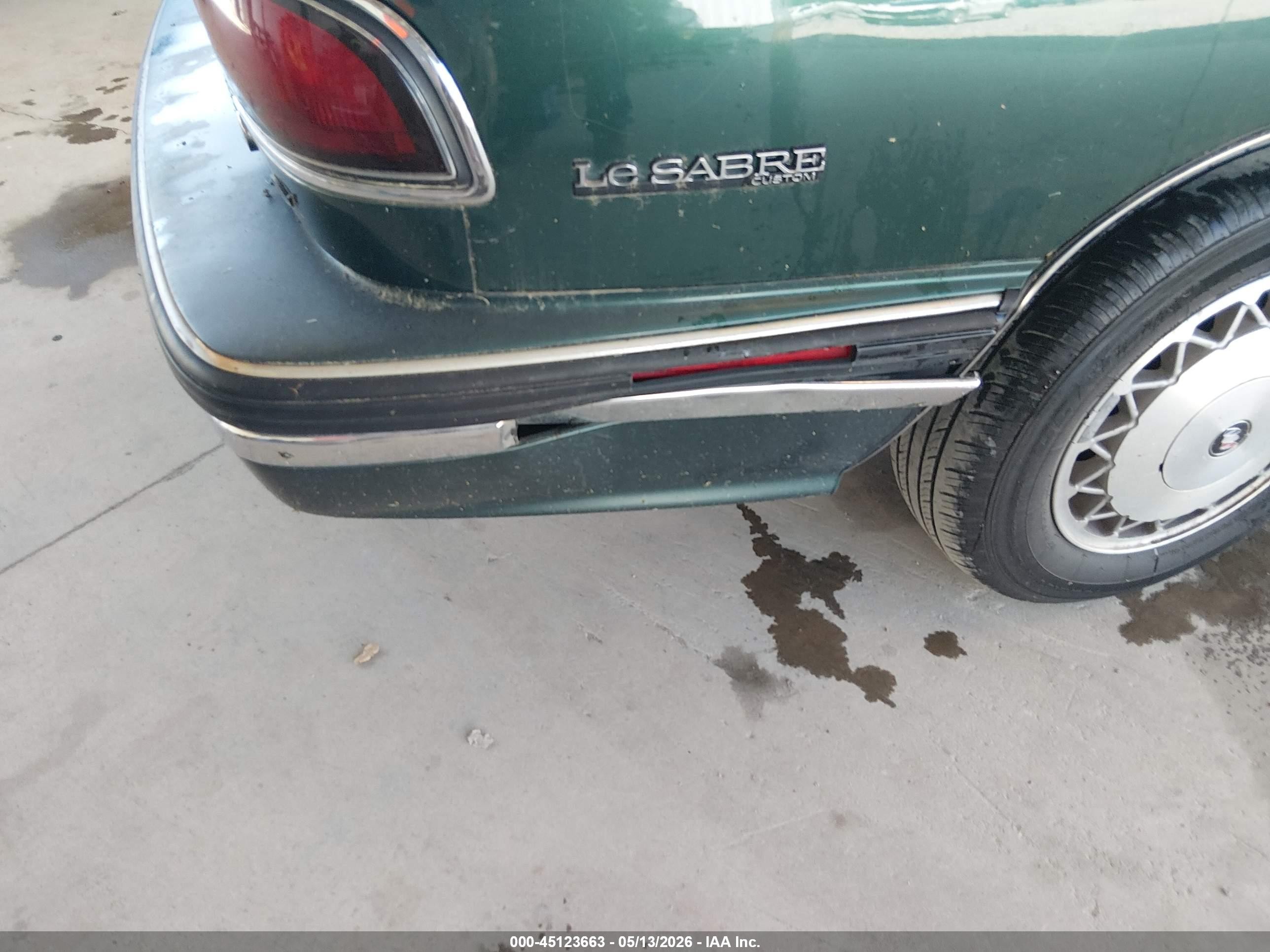 1995 Buick Lesabre Custom Green vin: 1G4HP52L0SH528527