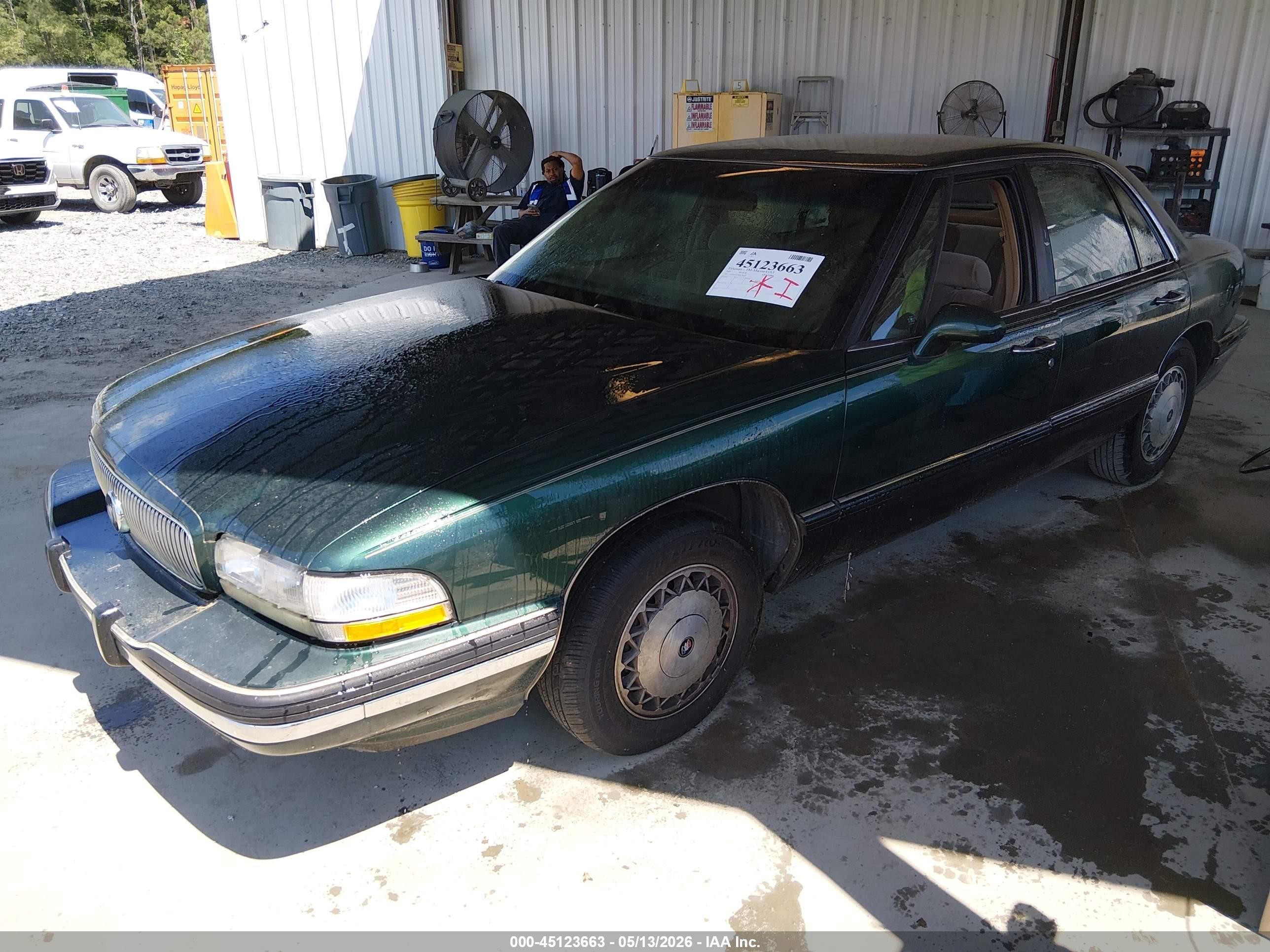 1995 Buick Lesabre Custom Green vin: 1G4HP52L0SH528527