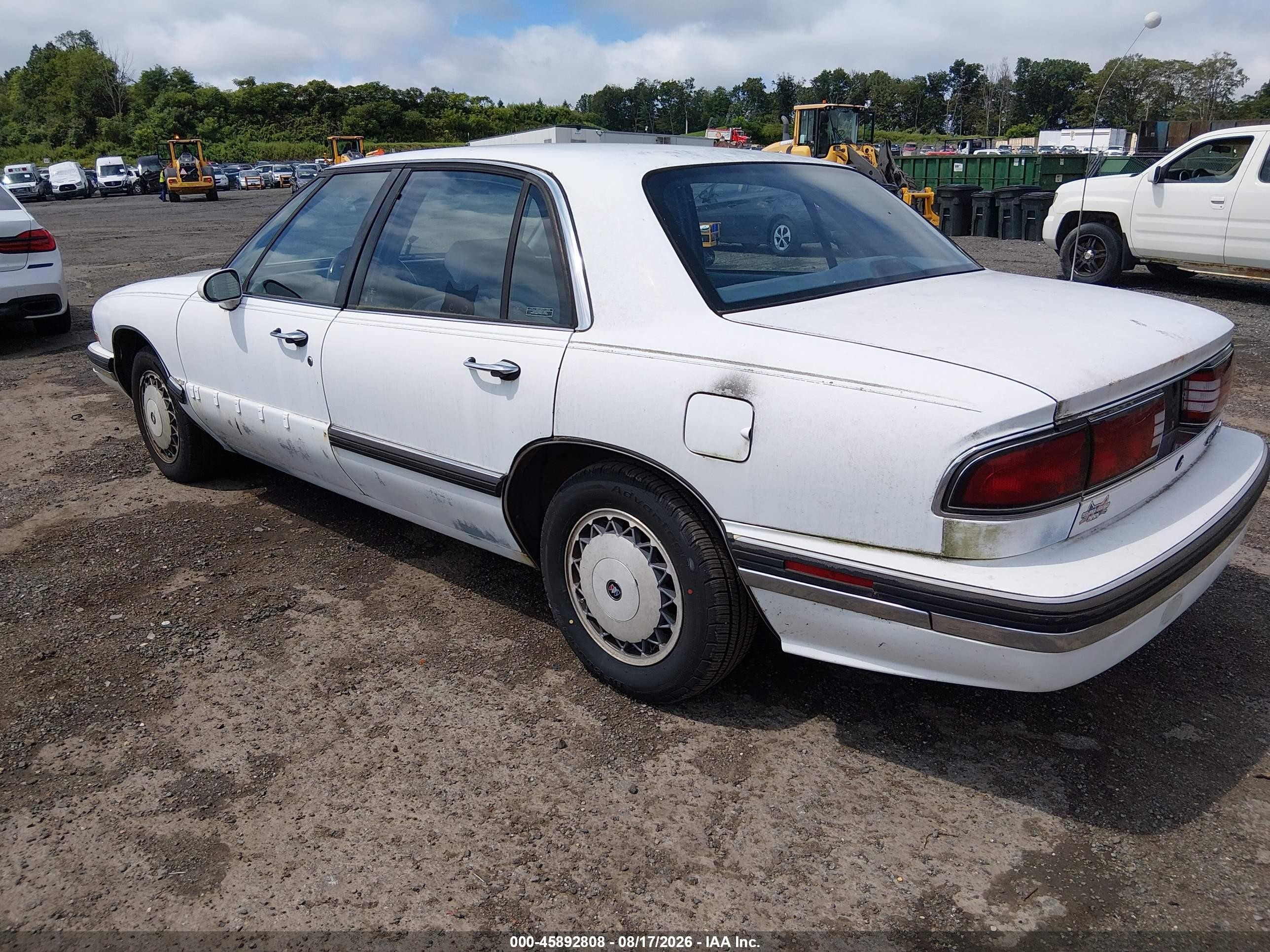 1995 Buick Lesabre Custom White vin: 1G4HP52L1SH405710