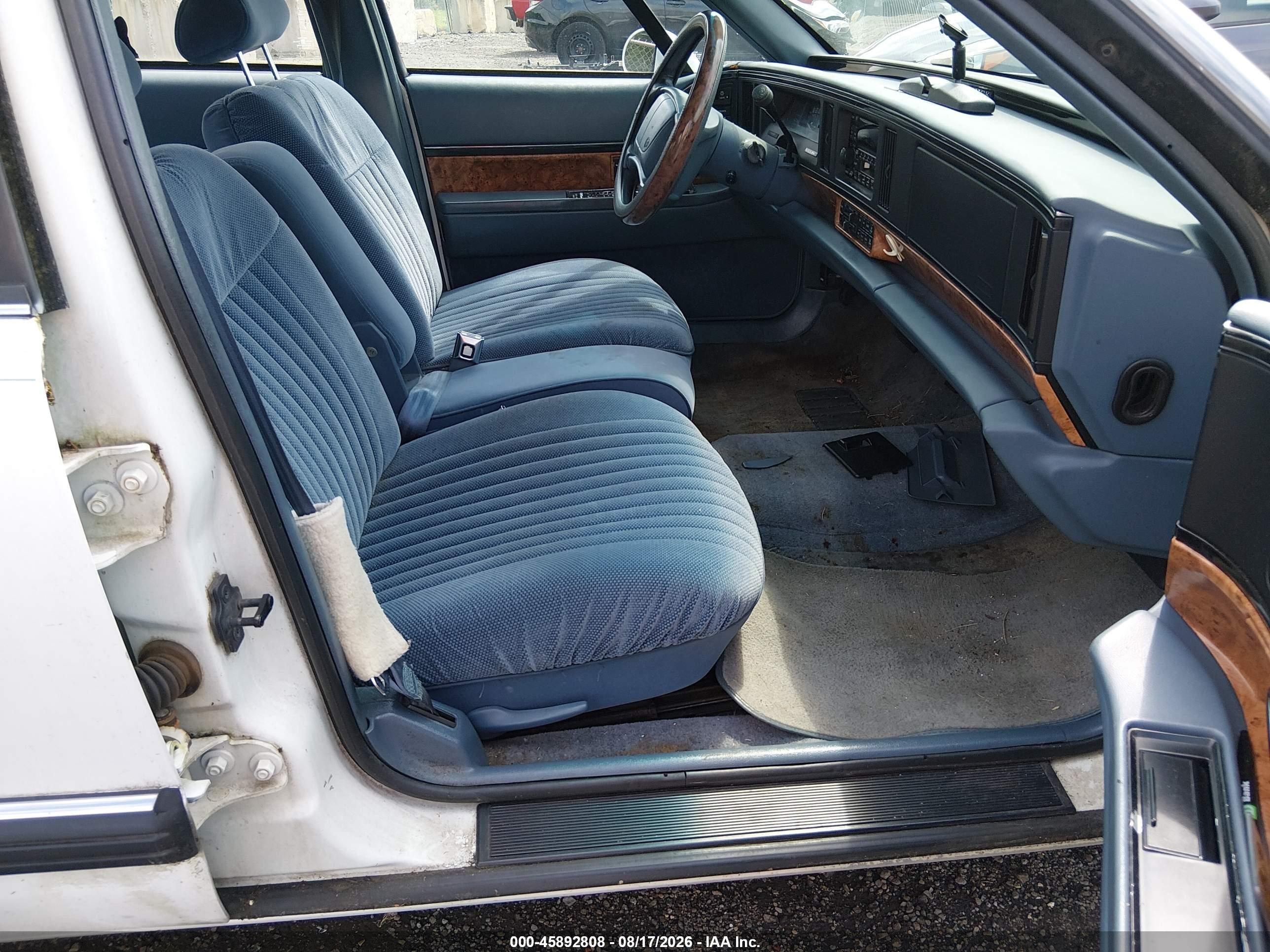 1995 Buick Lesabre Custom White vin: 1G4HP52L1SH405710