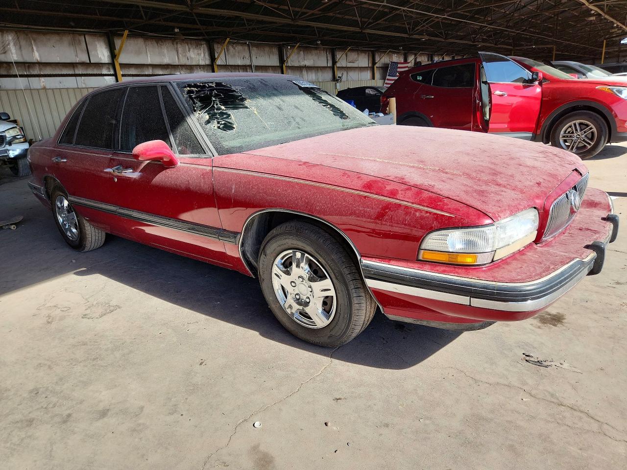 1995 Buick Lesabre Custom Maroon vin: 1G4HP52L2SH400905