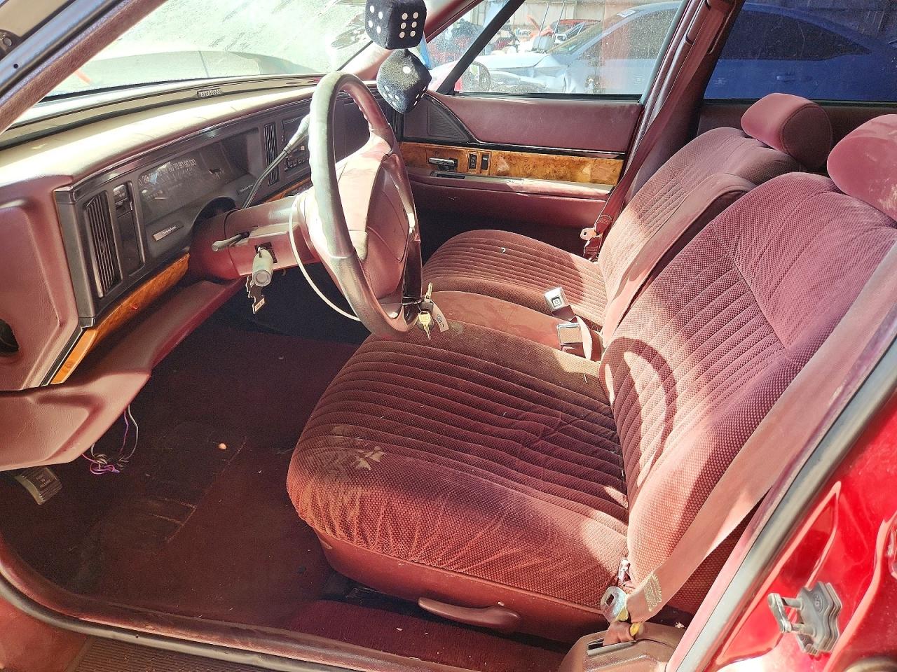 1995 Buick Lesabre Custom Maroon vin: 1G4HP52L2SH400905