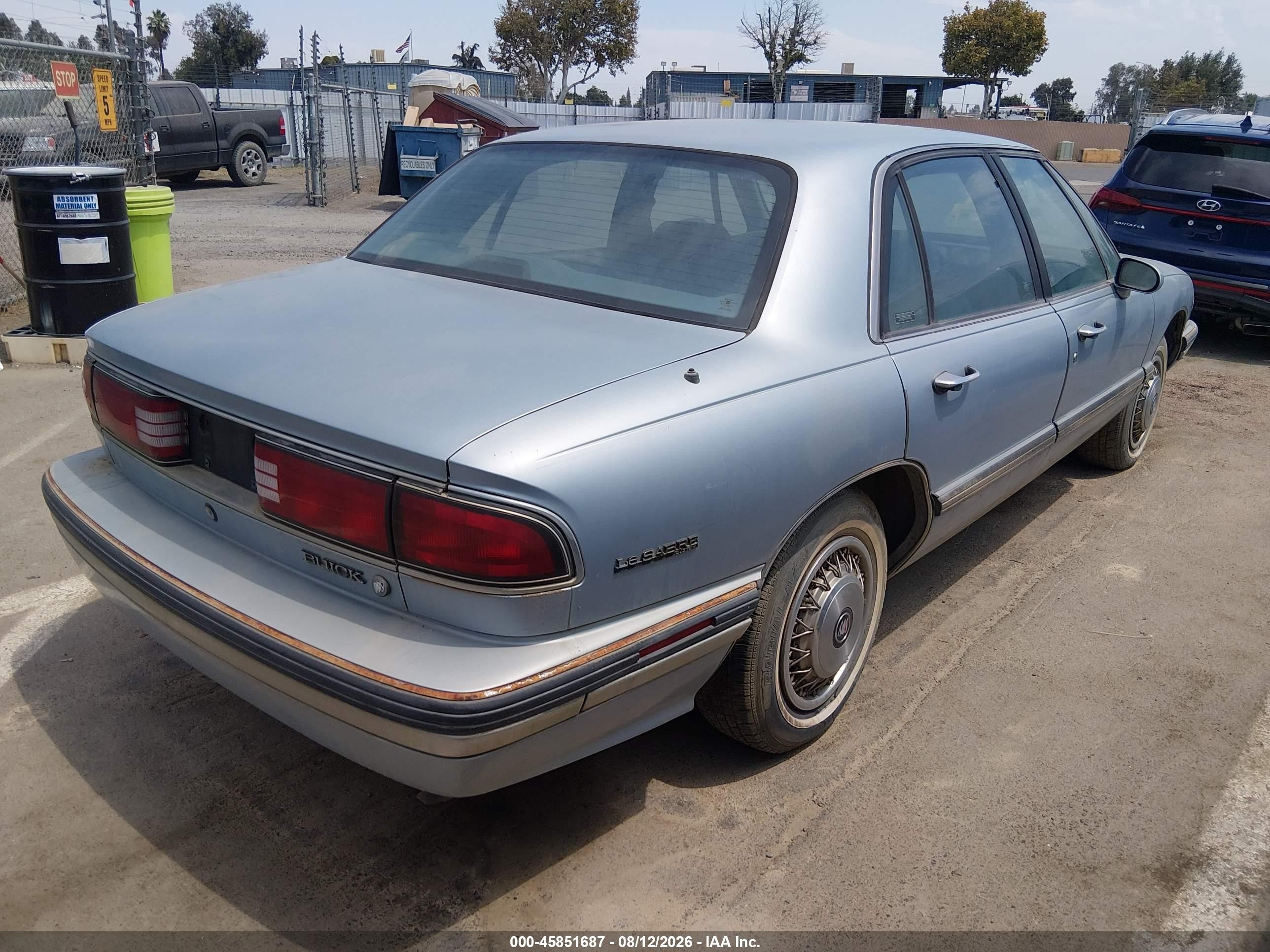 1995 Buick Lesabre Custom Light Blue vin: 1G4HP52L2SH501362