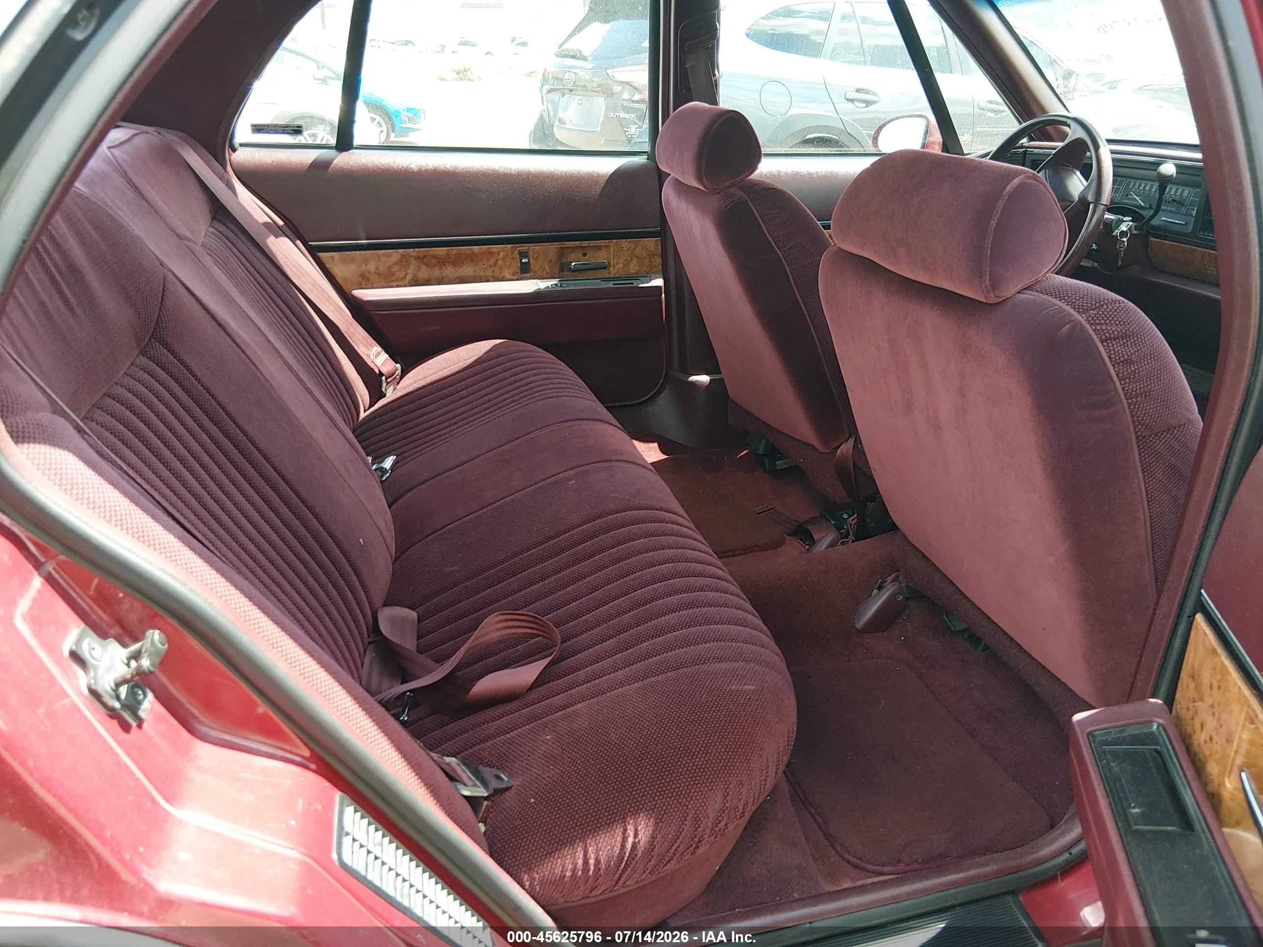 1994 Buick Lesabre Custom Red vin: 1G4HP52L4RH529223