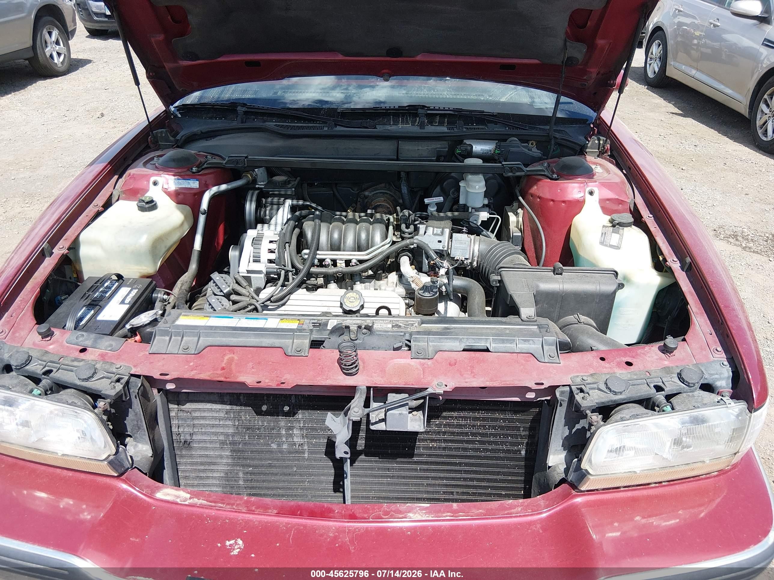 1994 Buick Lesabre Custom Red vin: 1G4HP52L4RH529223