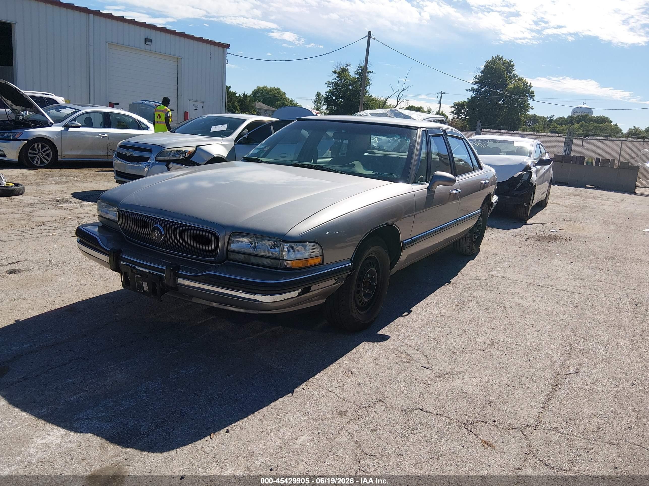 1995 Buick Lesabre Custom Gray vin: 1G4HP52L4SH504196