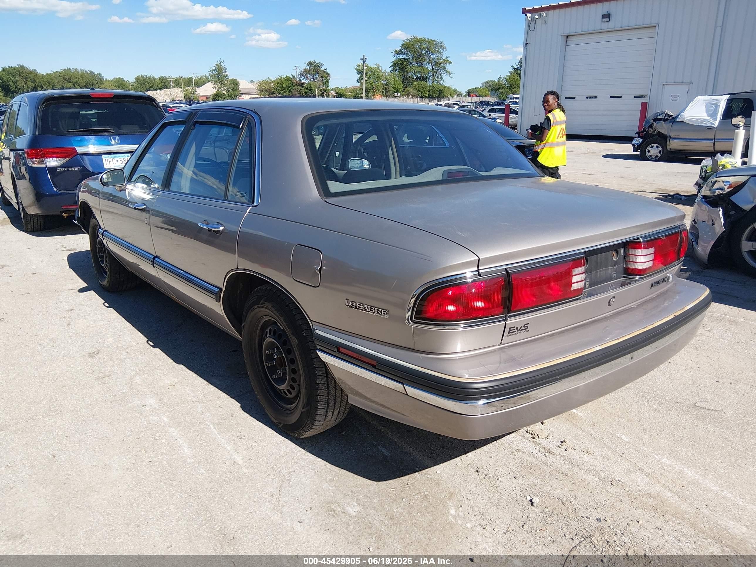 1995 Buick Lesabre Custom Gray vin: 1G4HP52L4SH504196