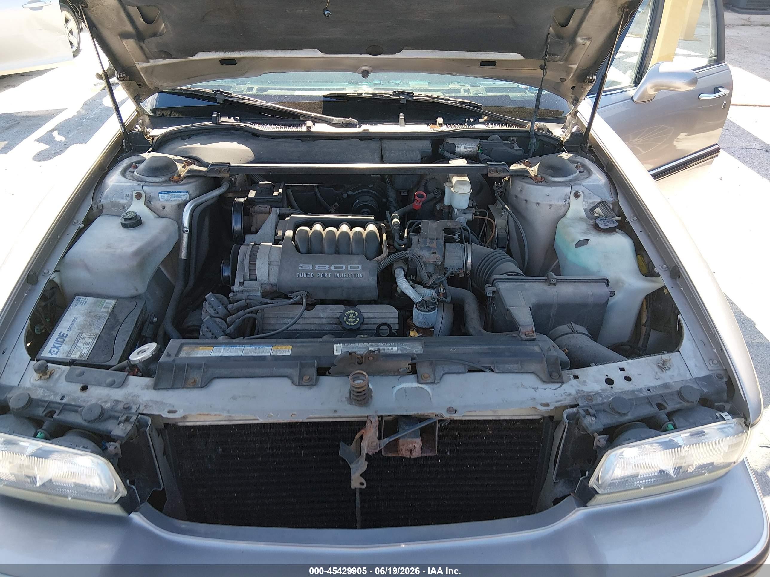 1995 Buick Lesabre Custom Gray vin: 1G4HP52L4SH504196