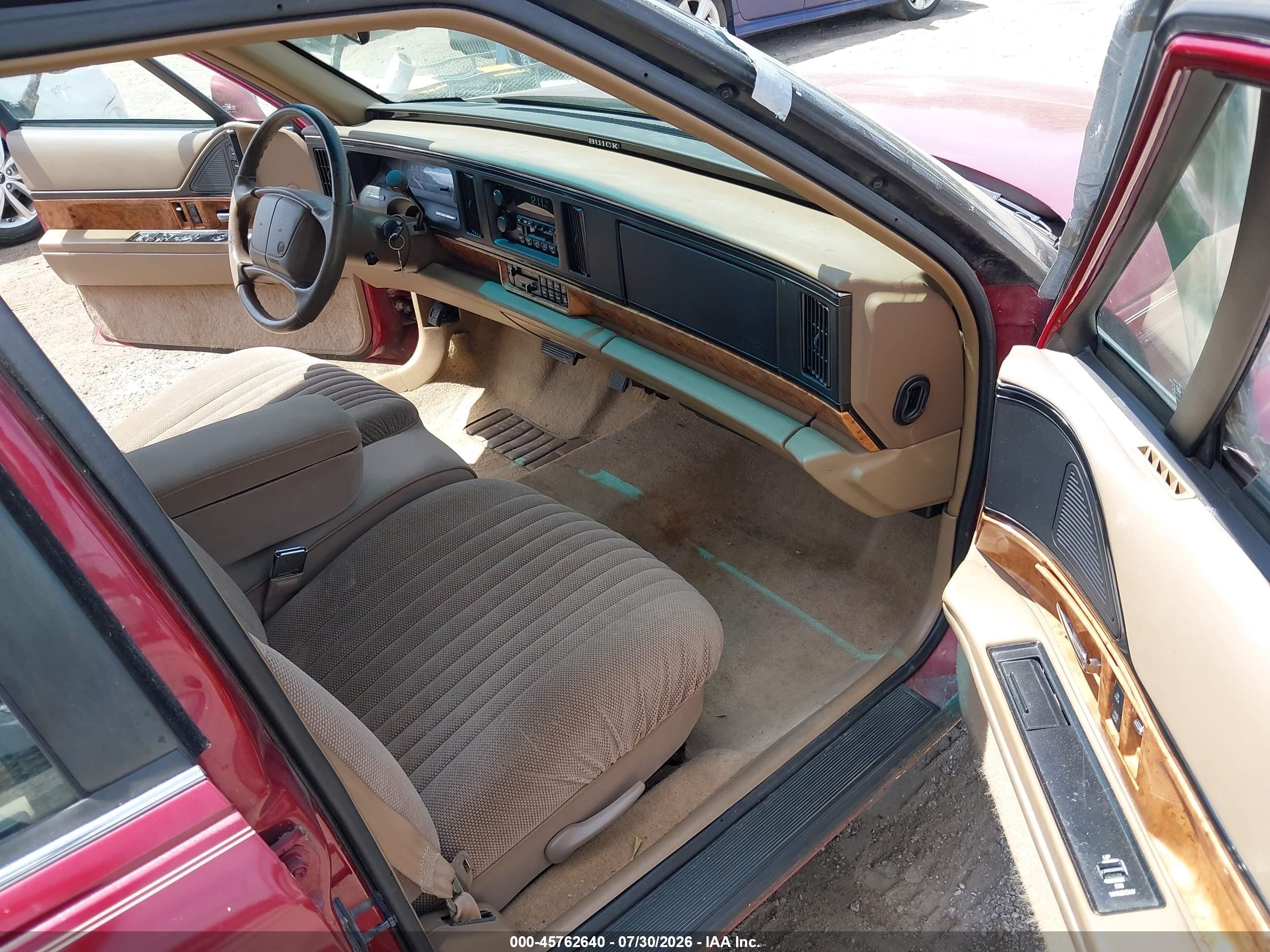 1995 Buick Lesabre Custom Red vin: 1G4HP52L5SH449046