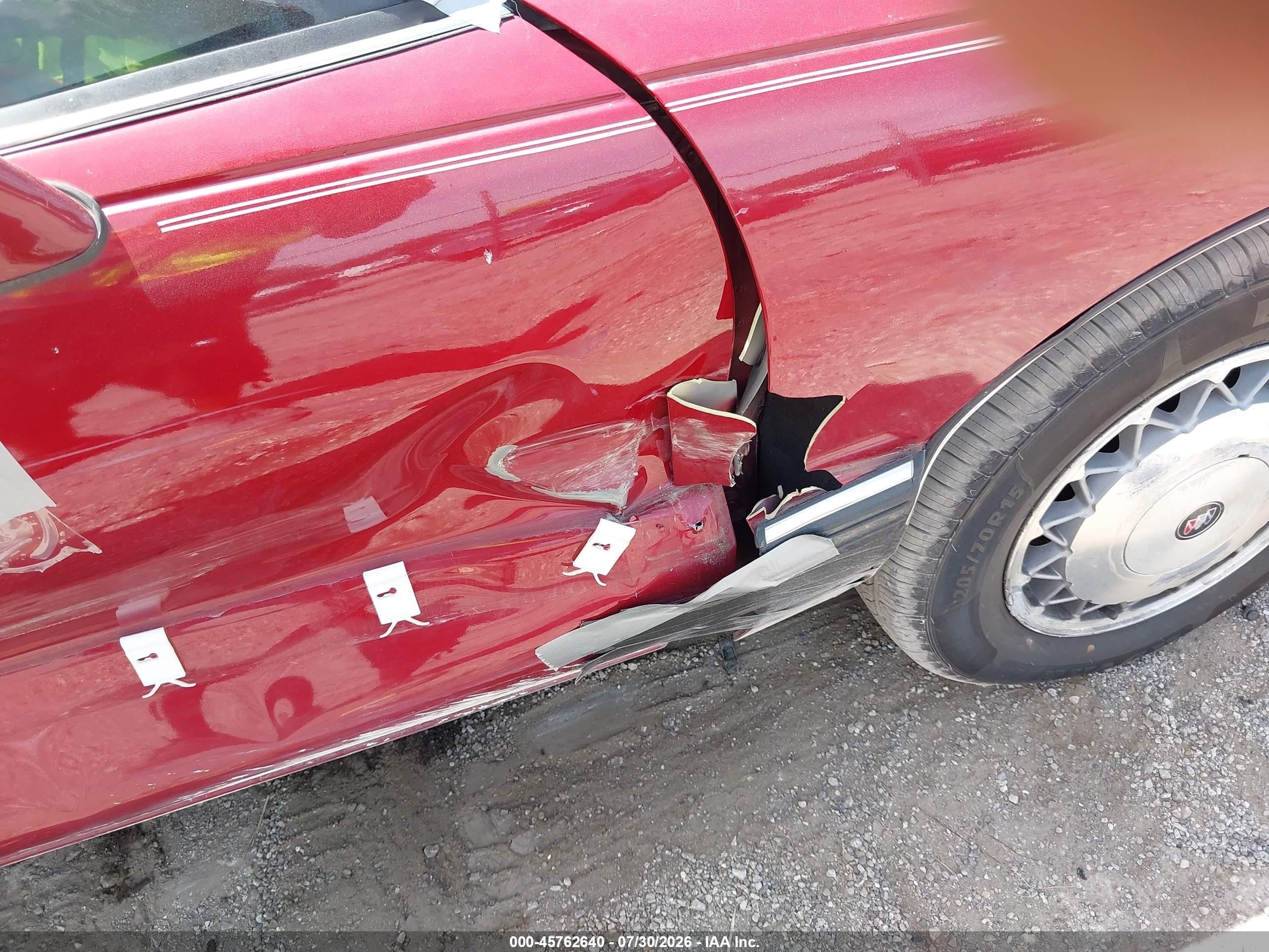 1995 Buick Lesabre Custom Red vin: 1G4HP52L5SH449046