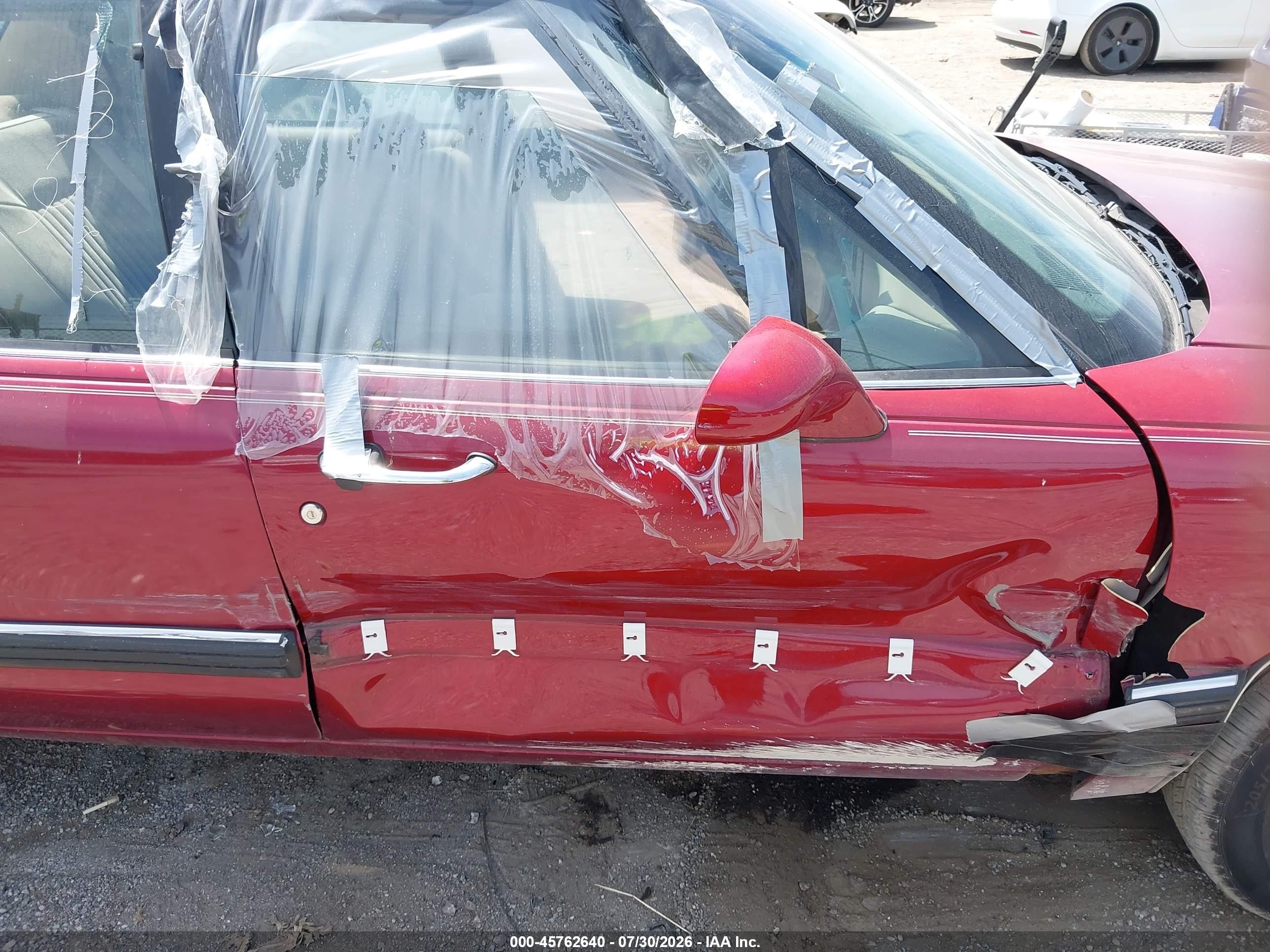 1995 Buick Lesabre Custom Red vin: 1G4HP52L5SH449046