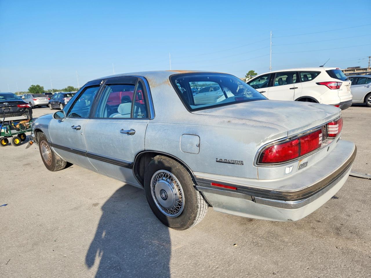 1995 Buick Lesabre Custom Silver vin: 1G4HP52L7SH455320